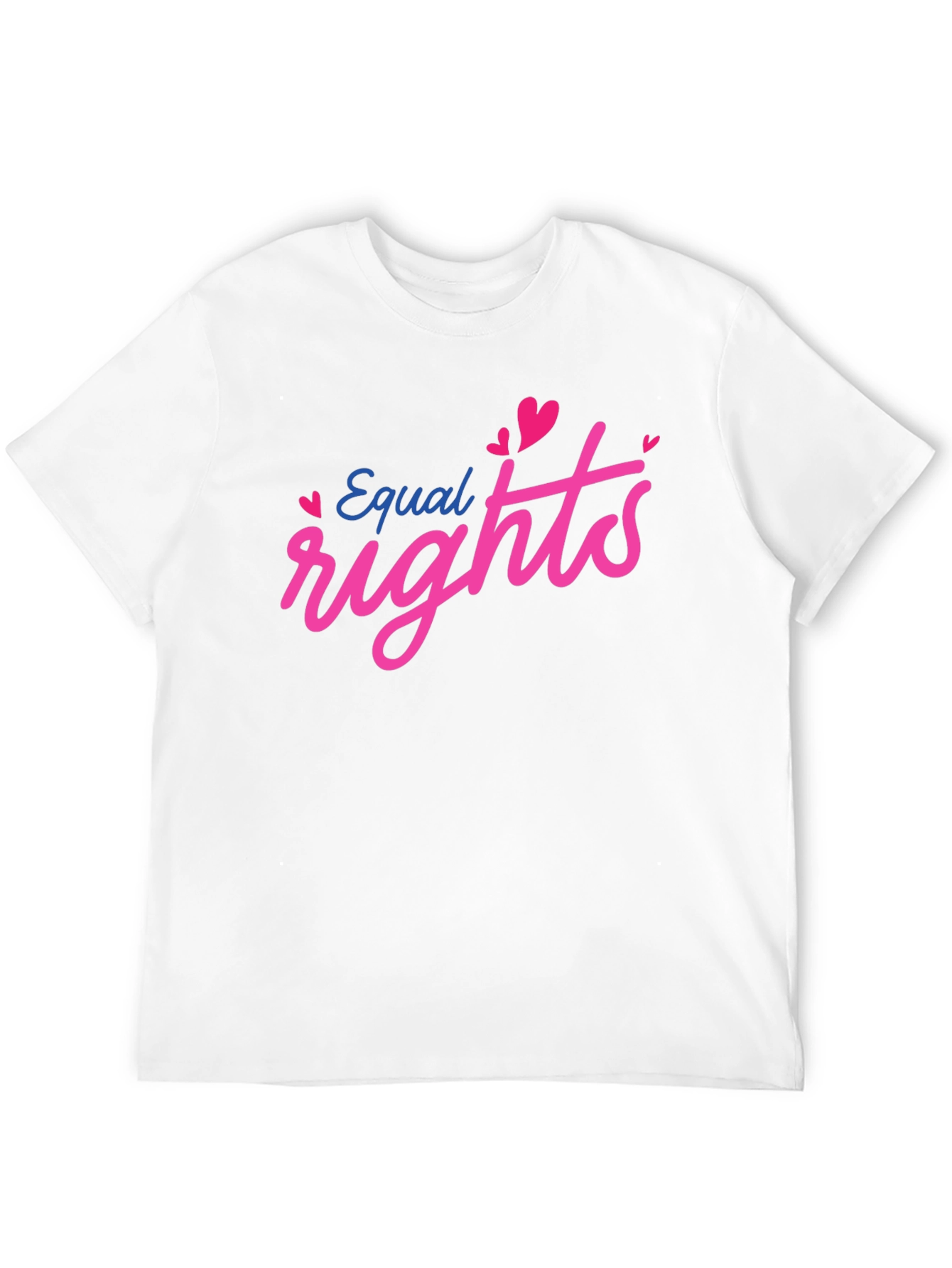 Black Equal Rights Heart Graphic Black T-Shirt view 12