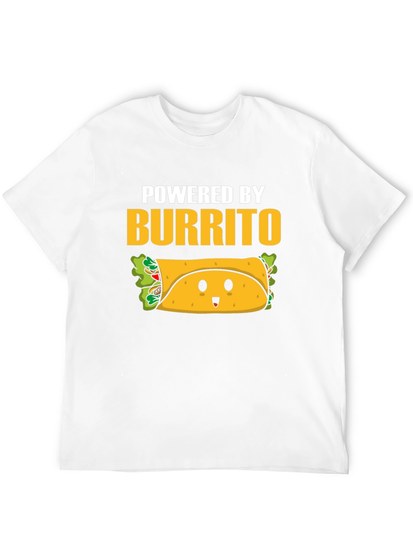 Black Powered by Burrito Graphic Tee view 12