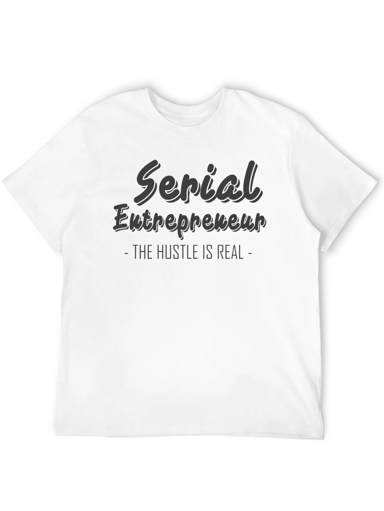 Black Serial Entrepreneur Hustle T-Shirt view 12