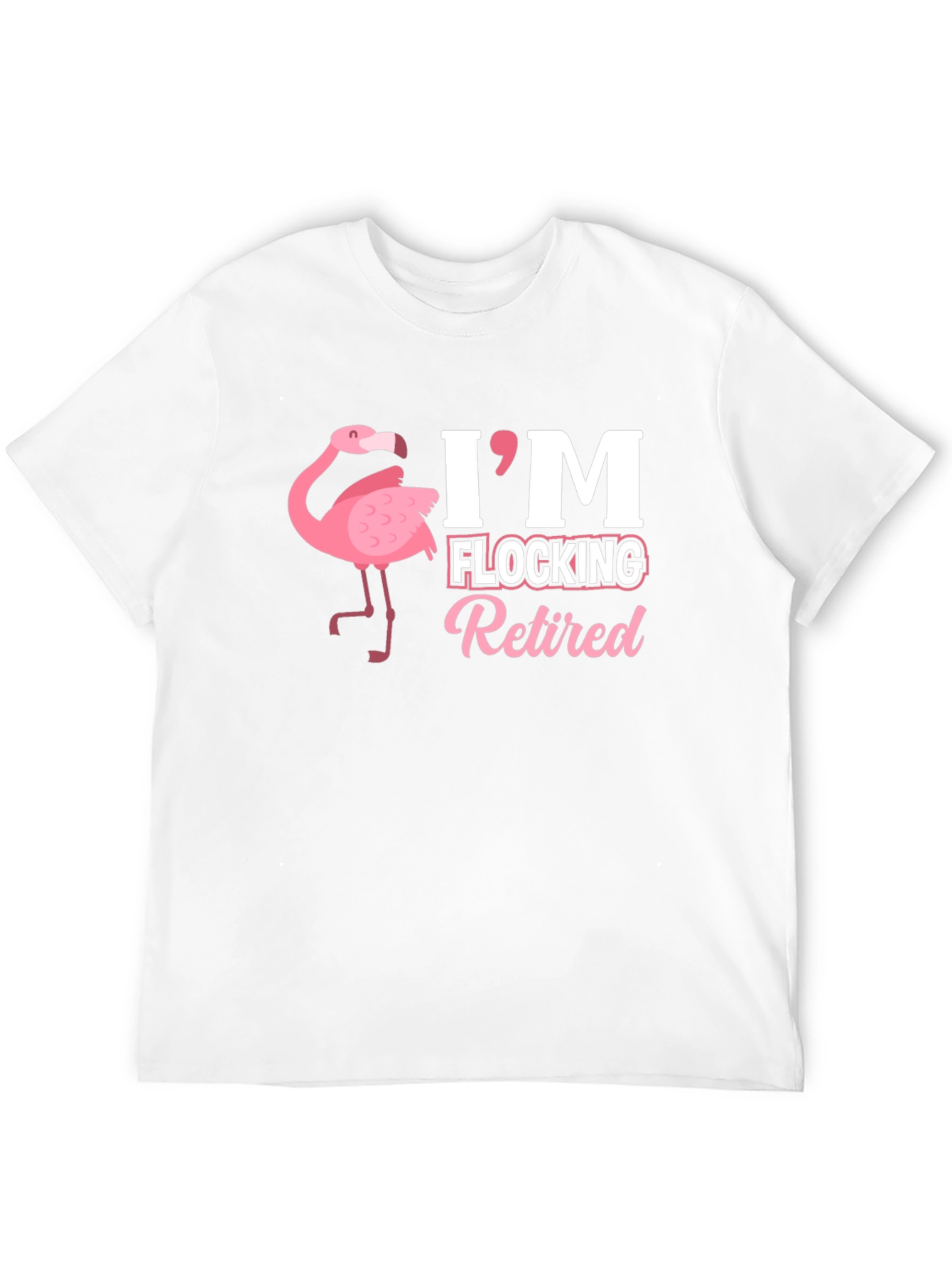 Black I'm Flocking Retired T-Shirt view 12