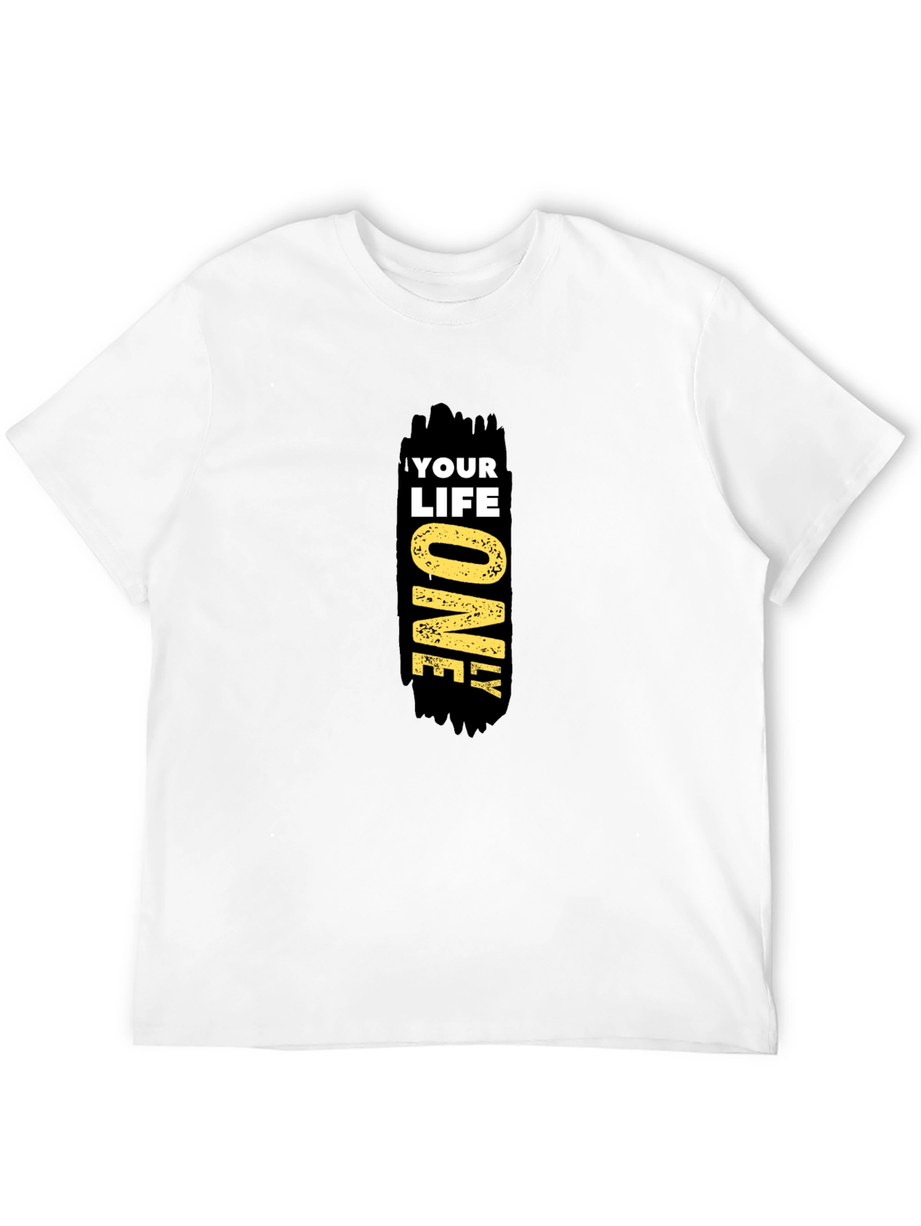 Black Your Life Only Black Graphic Tee view 12