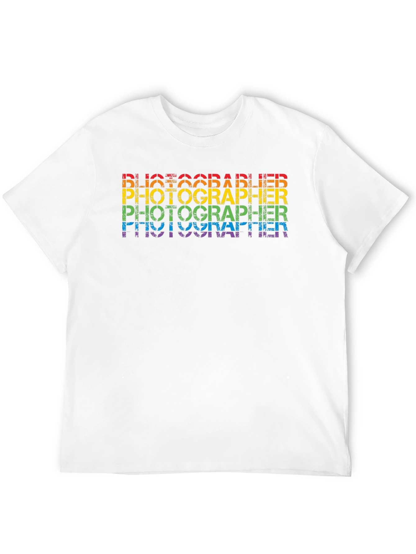 Black Photographer Pride Rainbow T-Shirt view 12