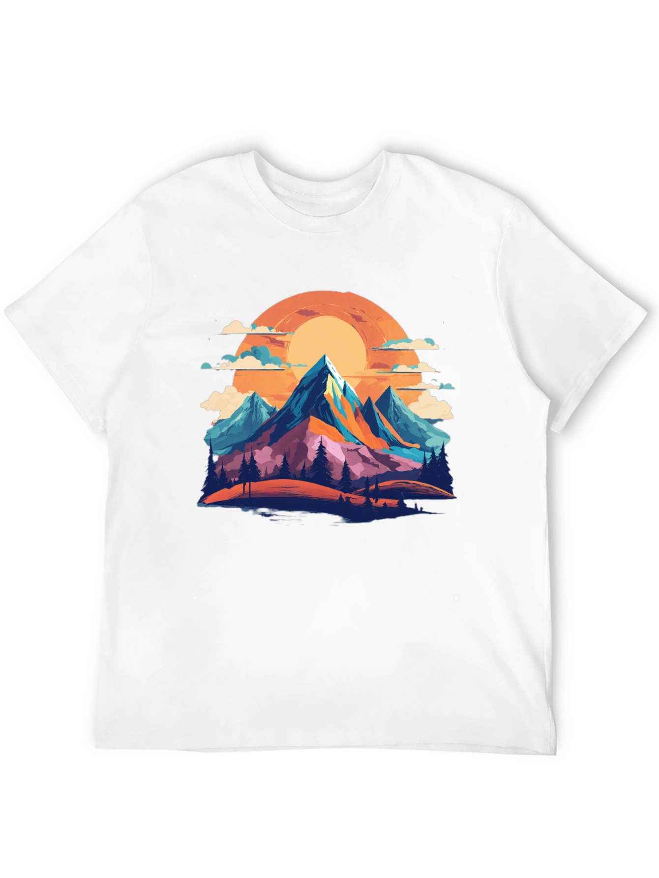 Black Mountain Sunset Graphic Tee view 12