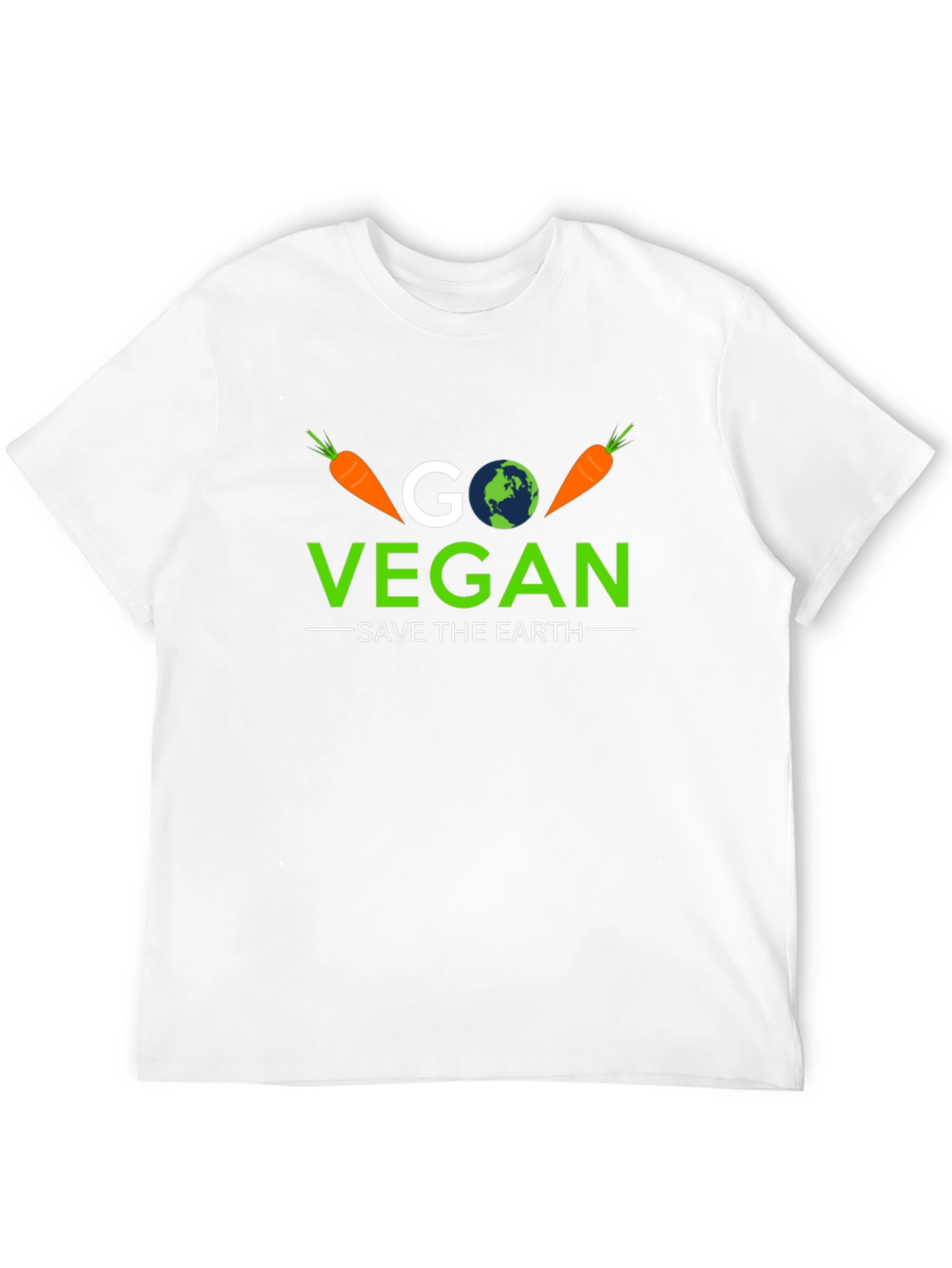 Go Vegan Save the Earth T-Shirt - 12