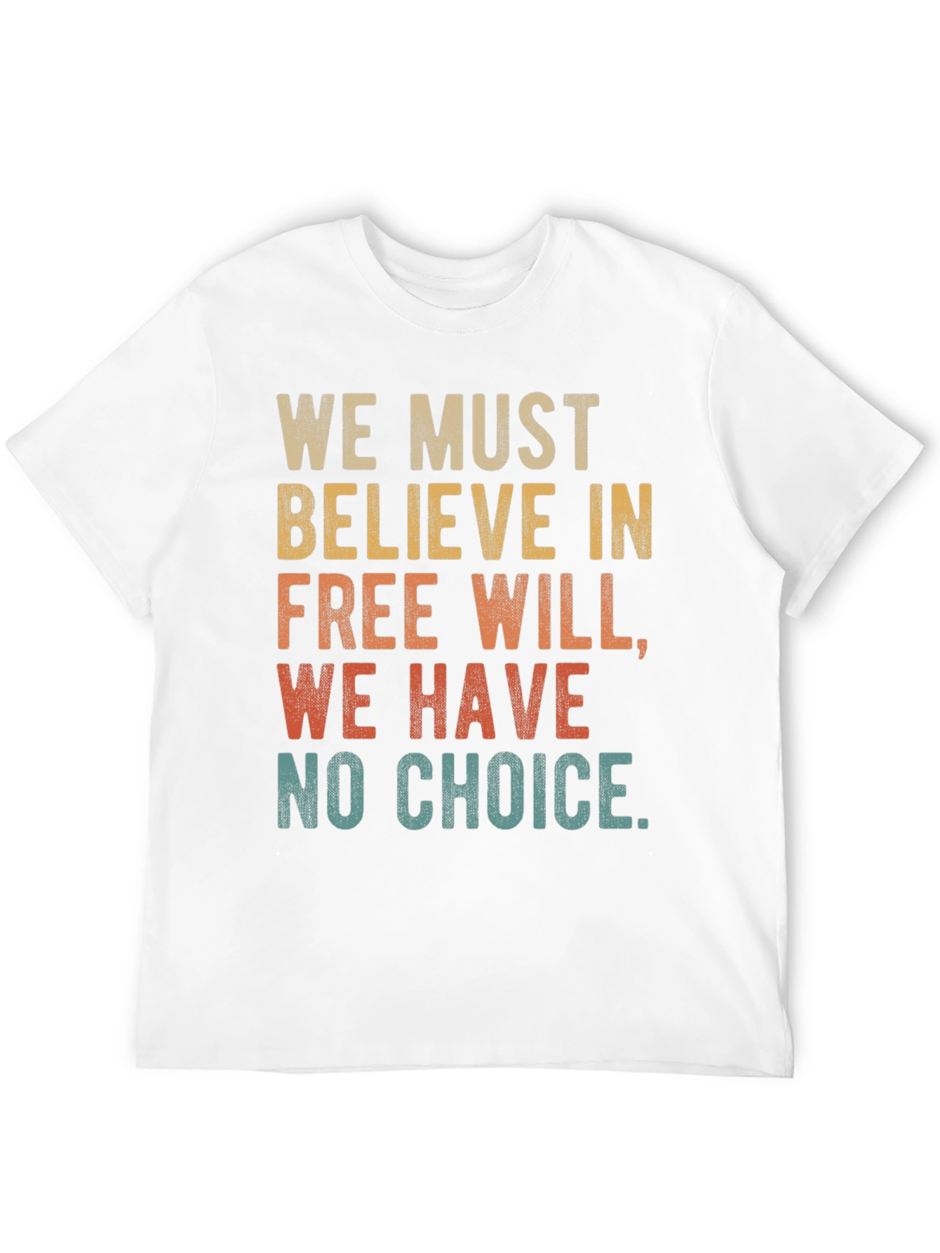 Black Free Will T-Shirt - We Must Believe Tee view 12