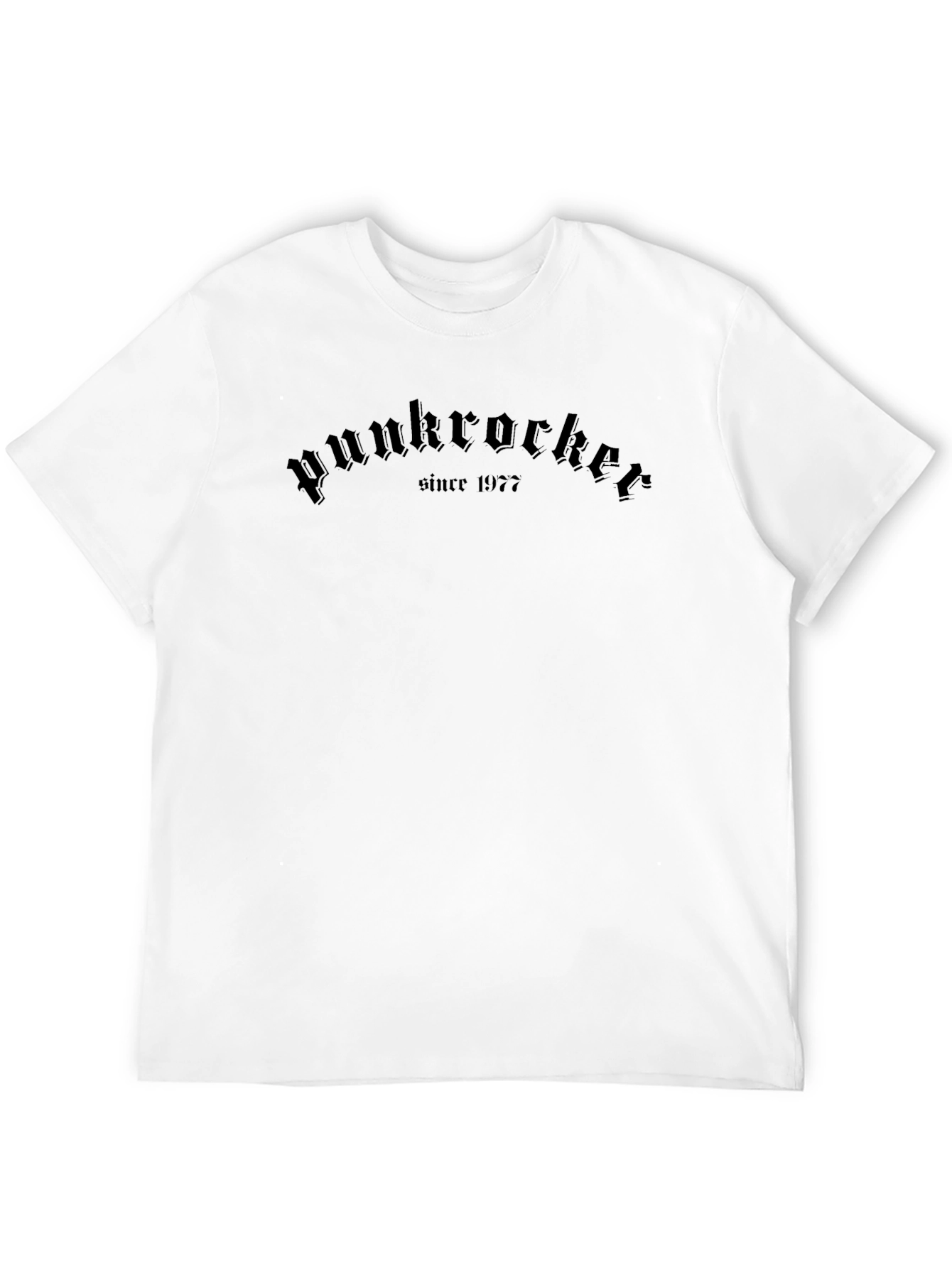 Black Punkrocker Since 1977 Black T-Shirt view 12