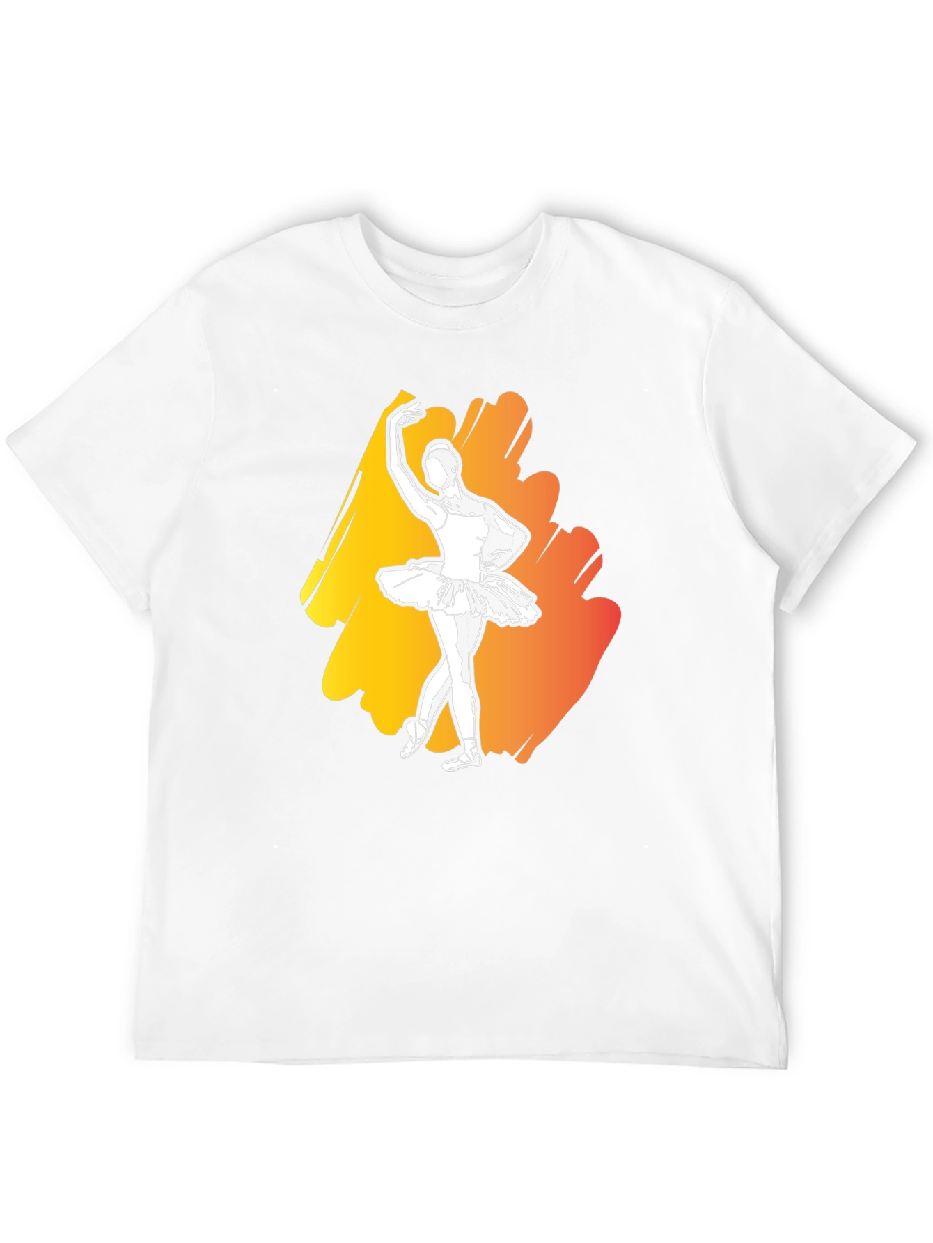 Black Ballerina Graphic Tee - Men's Black T-Shirt view 12