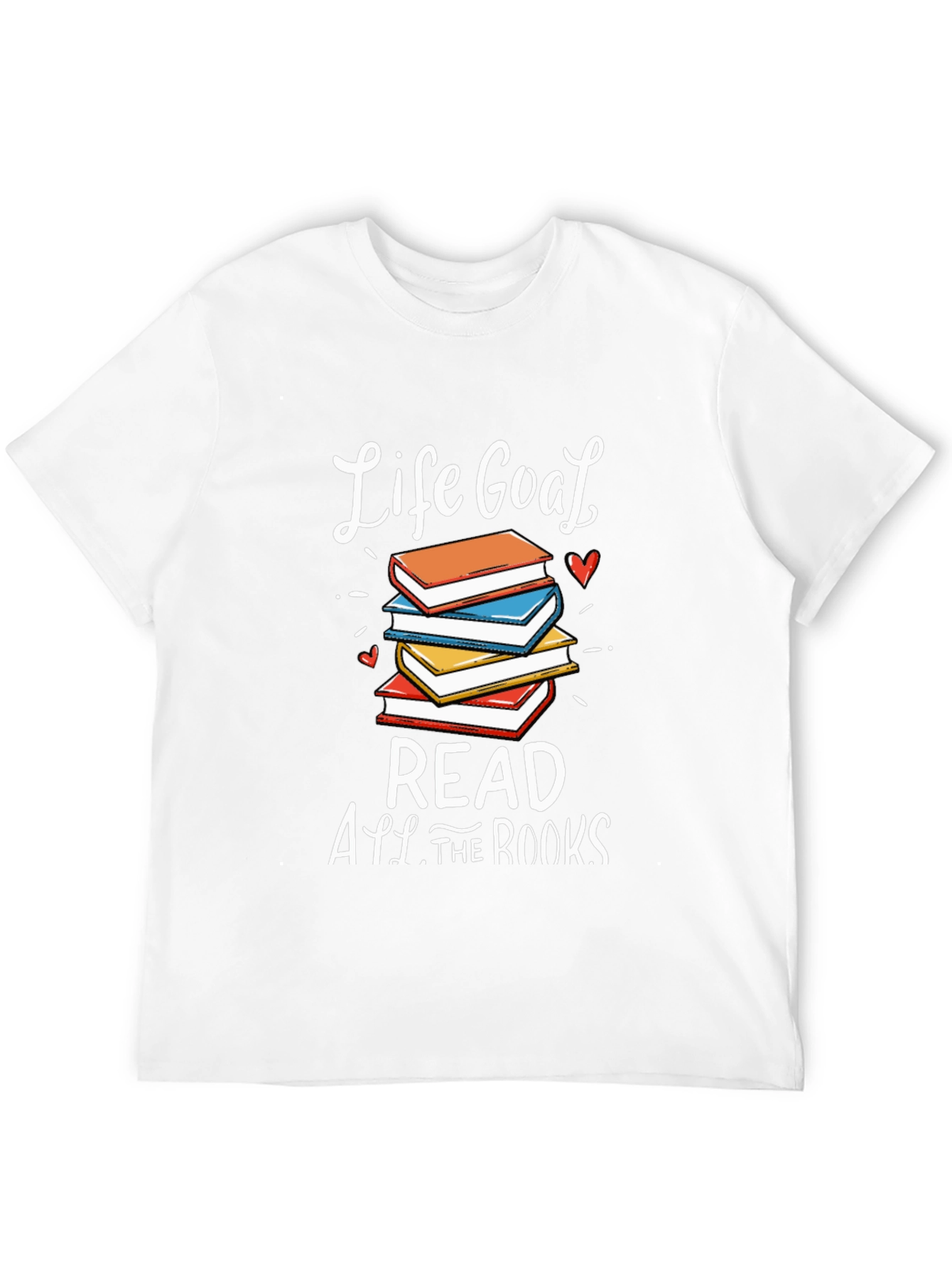 Black Life Goal Read All The Books T-Shirt view 12