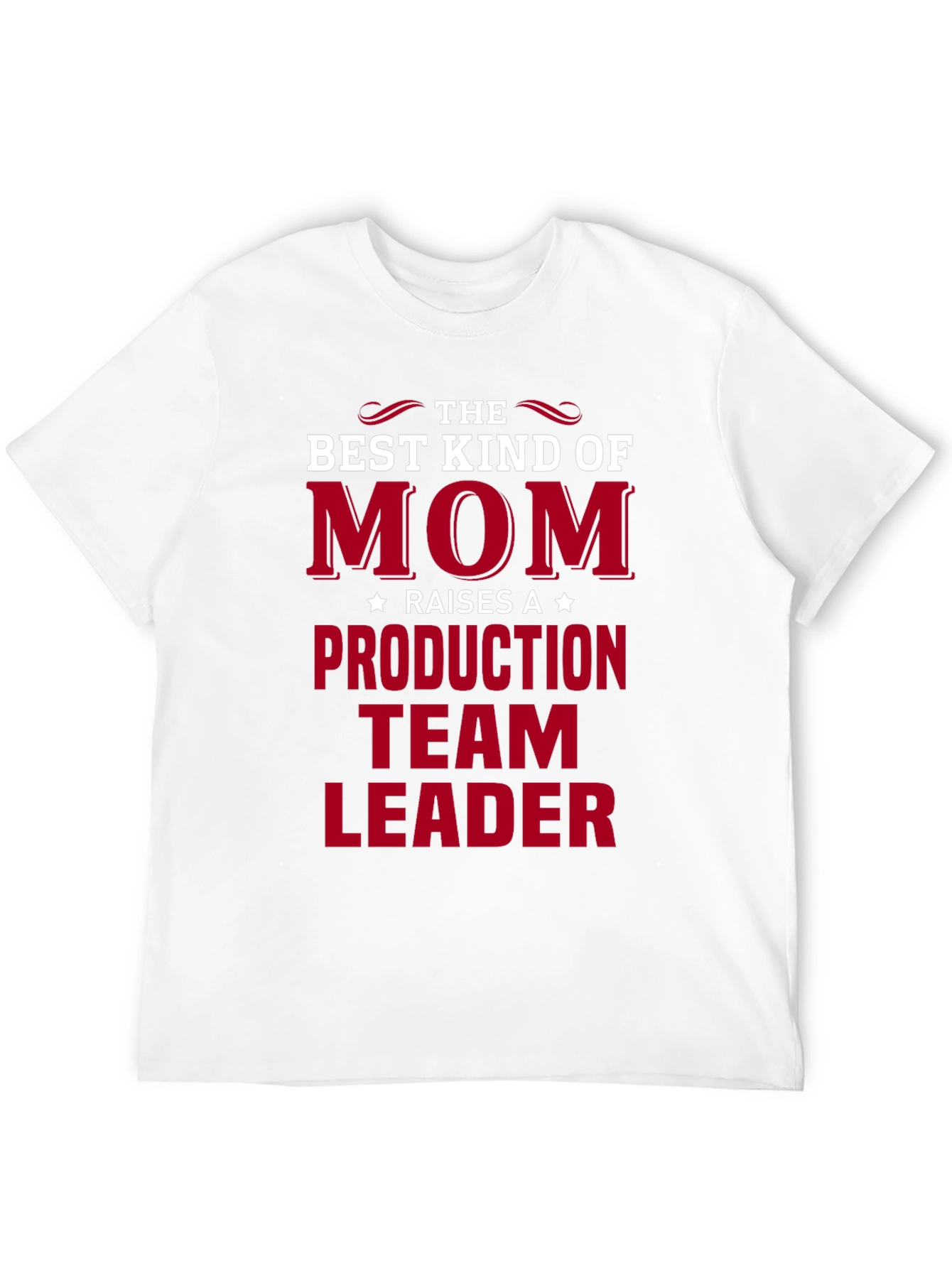 Black Production Team Leader Mom Graphic Tee view 12
