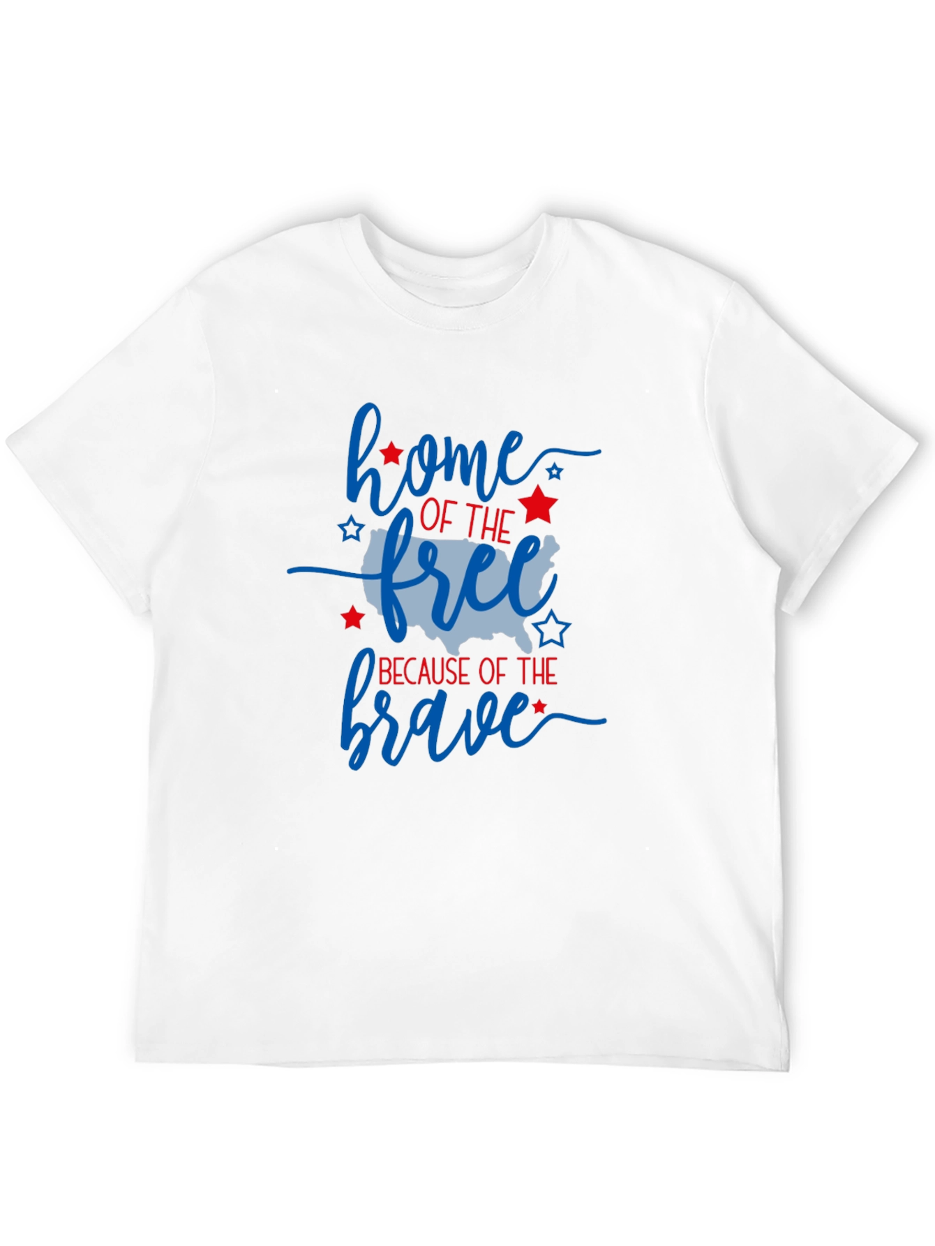 Black Patriotic Home of the Free T-Shirt view 12