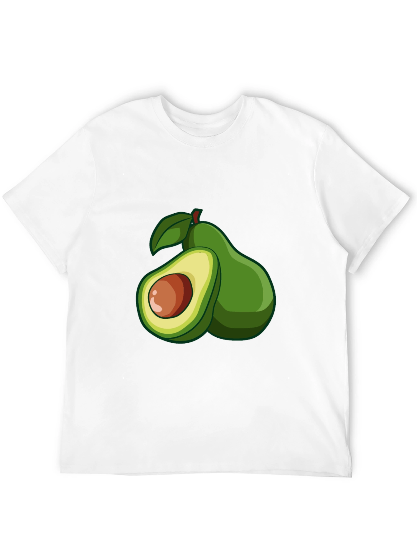 Black Avocado Graphic Tee - Fresh & Fun Design view 12