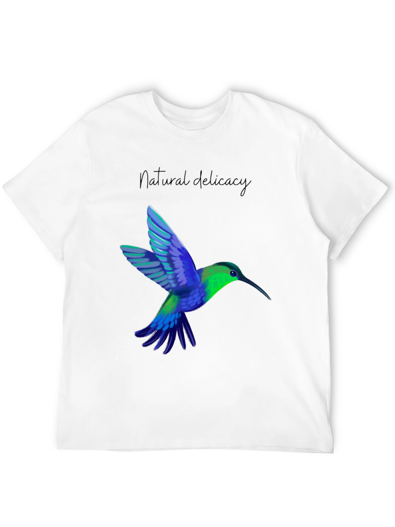 Black Hummingbird Graphic Tee - Natural Delicacy view 12
