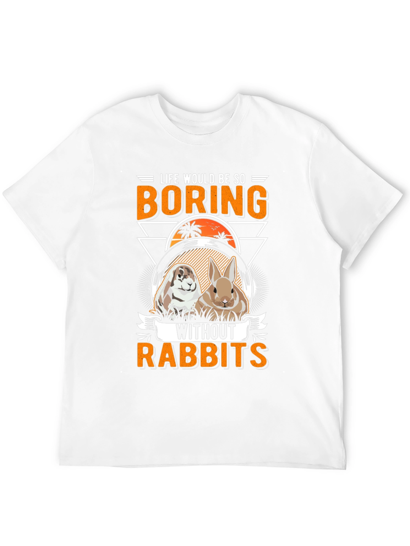 Black Life Would Be So Boring Without Rabbits T-Shirt view 12
