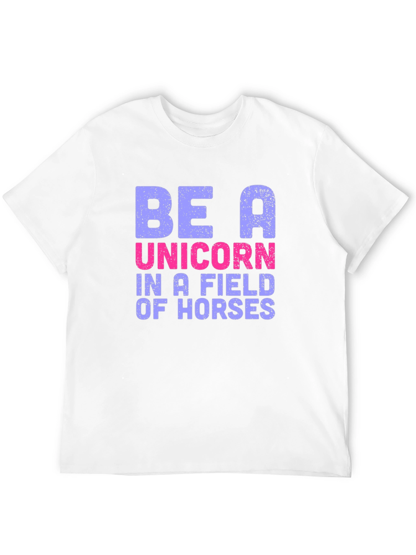 Black Be A Unicorn T-Shirt - Novelty Graphic Tee view 12