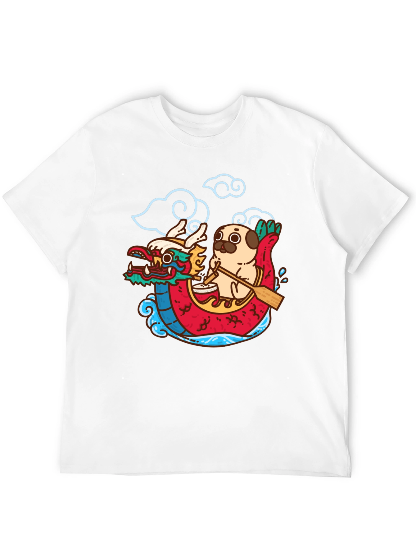Dragon Boat Pug T-Shirt - 12