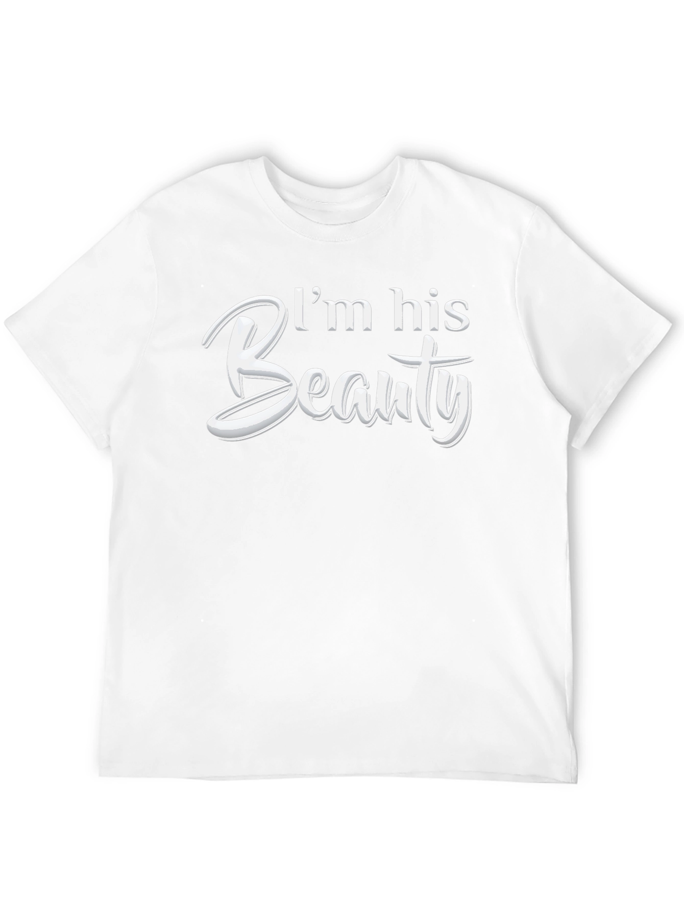 I'm His Beauty Matching Couple T-Shirt - 12