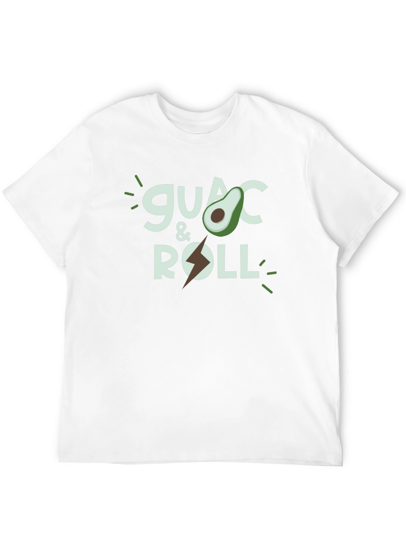 Guac and Roll Funny Avocado Graphic T-Shirt - 12
