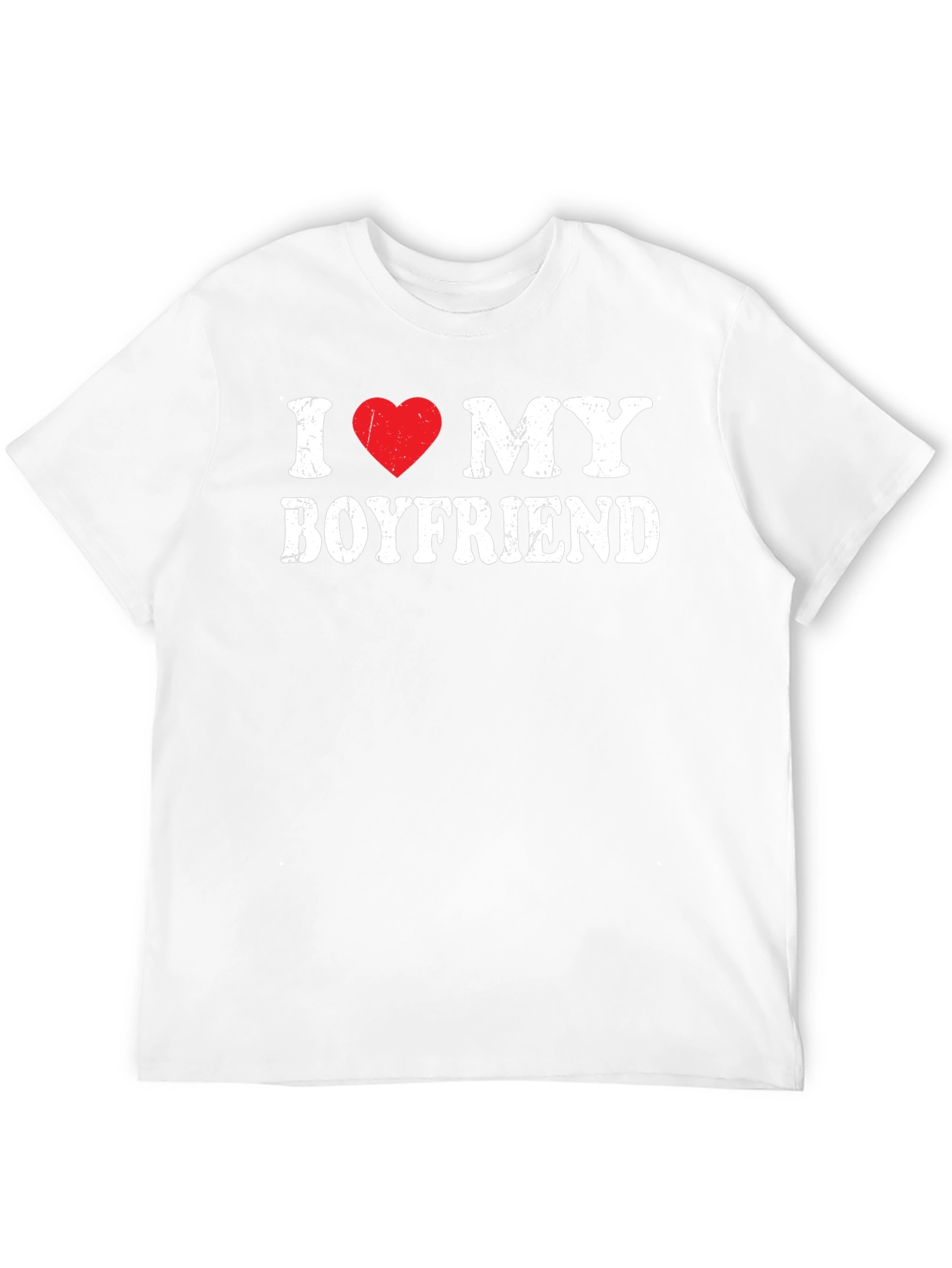 Black I Love My Boyfriend T-Shirt view 12