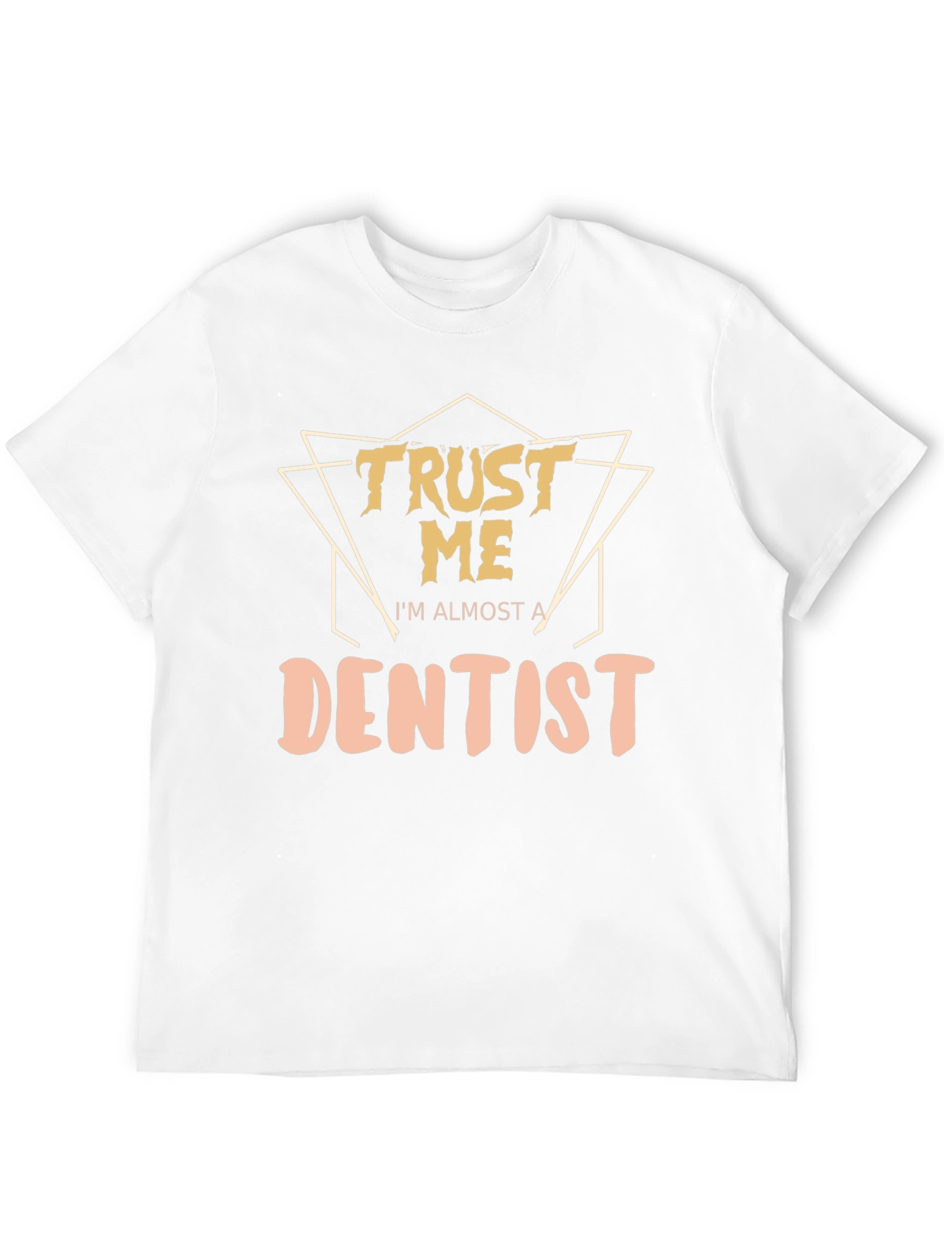 Black Trust Me I'm Almost a Dentist T-Shirt - Black Cotton Tee view 12