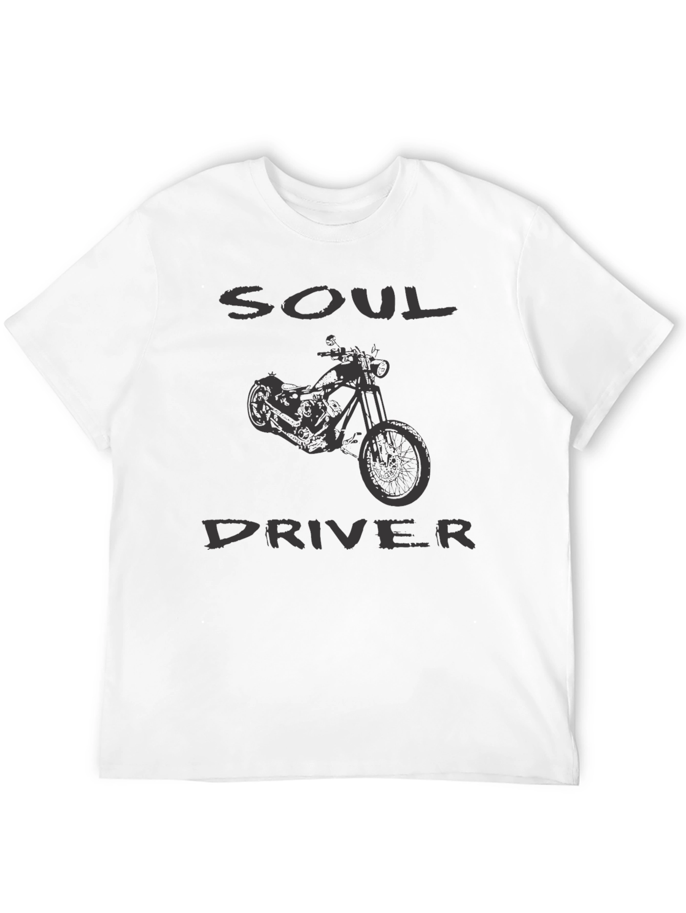 Black Soul Driver Motorcycle Graphic T-Shirt view 12