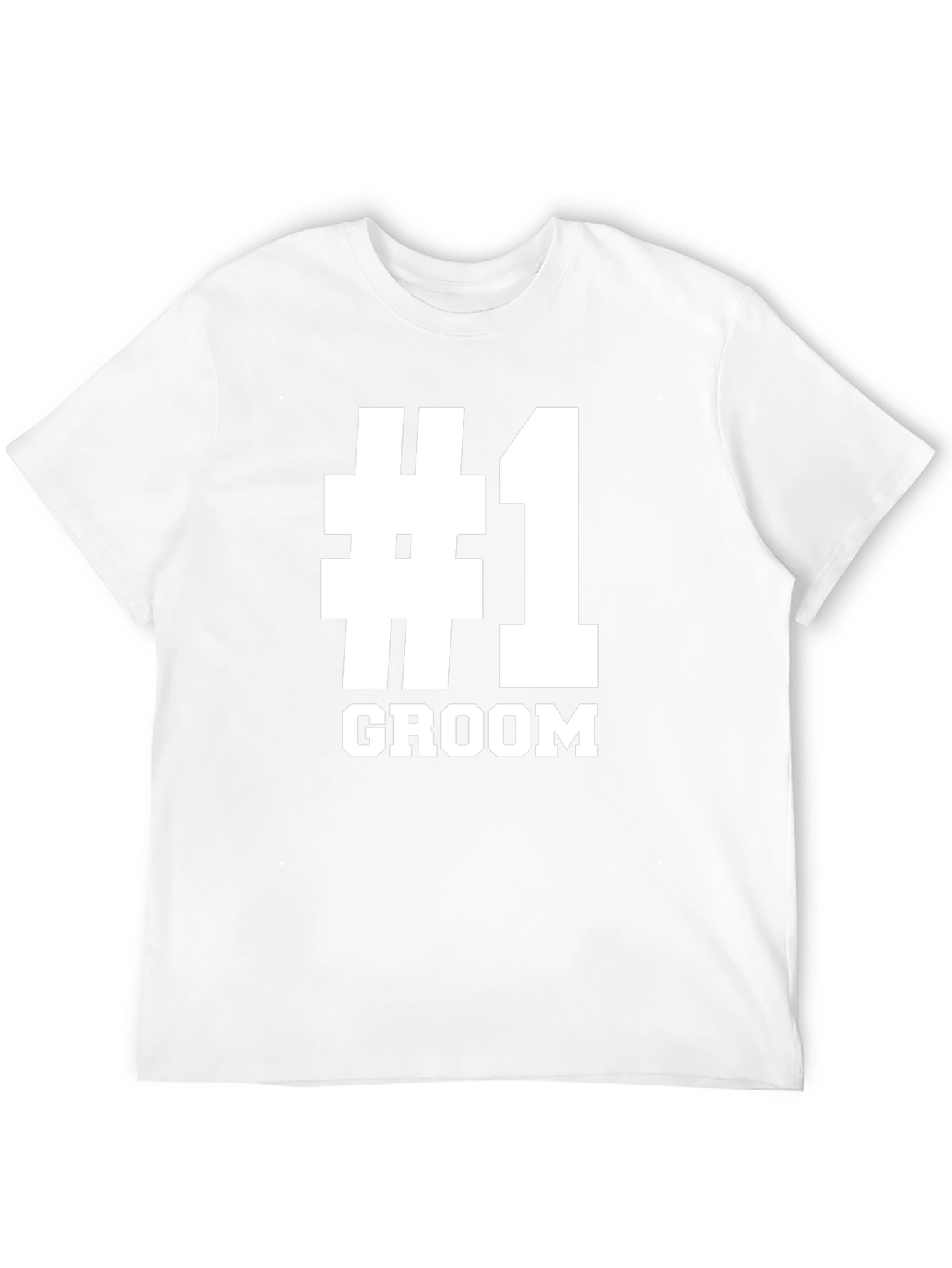 #1 Groom T-Shirt - Wedding Day Apparel - 12