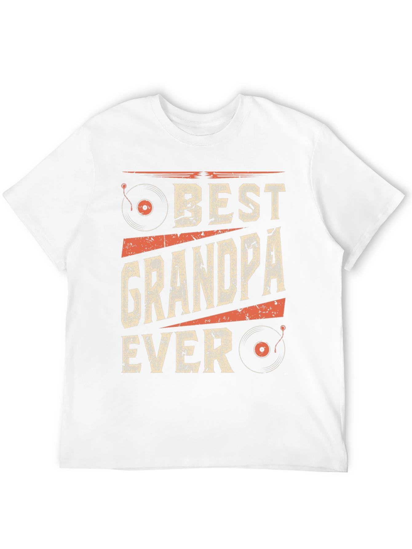 Black Best Grandpa Ever Graphic T-Shirt view 12