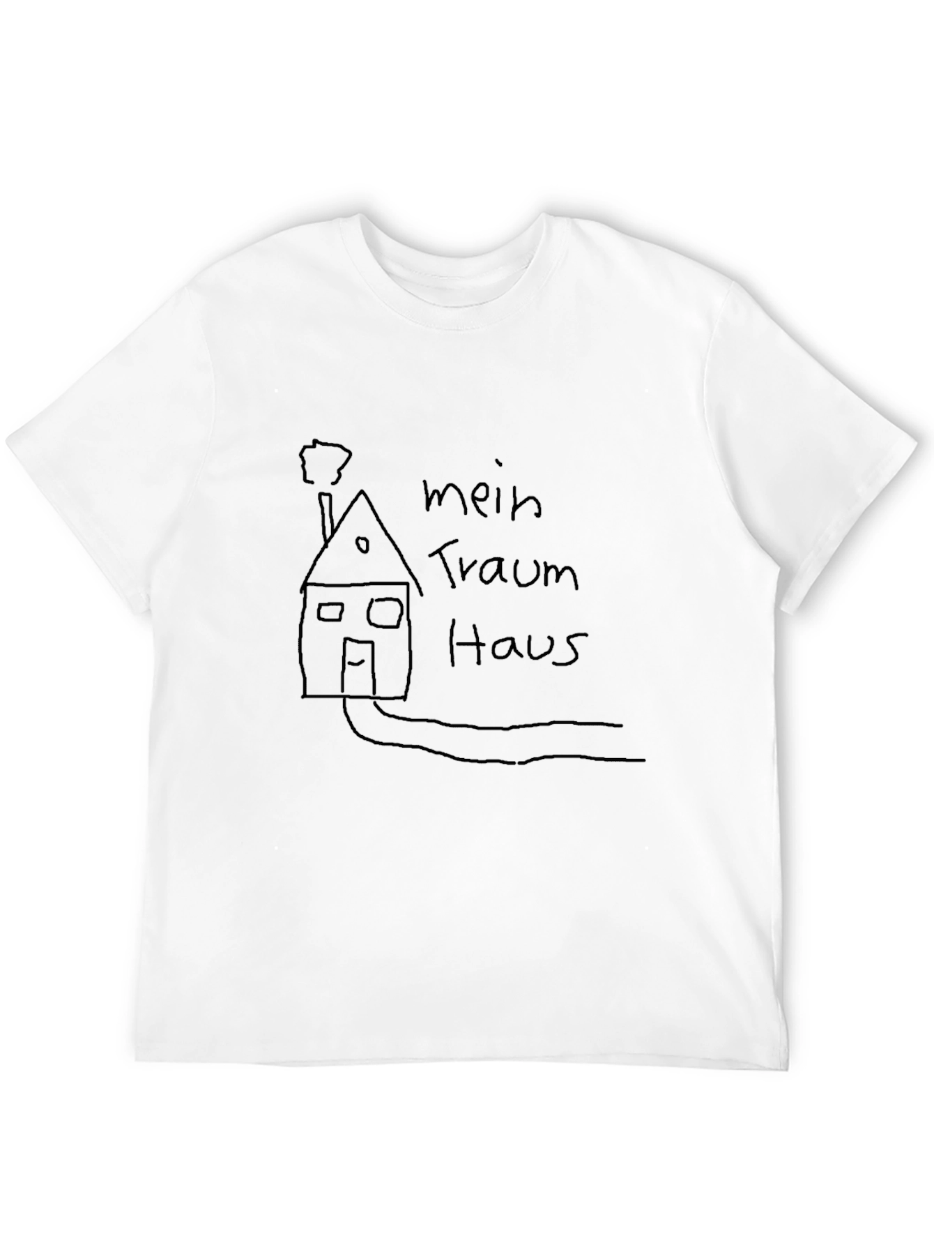 Black Mein Traum Haus T-Shirt - Dream House Tee view 12