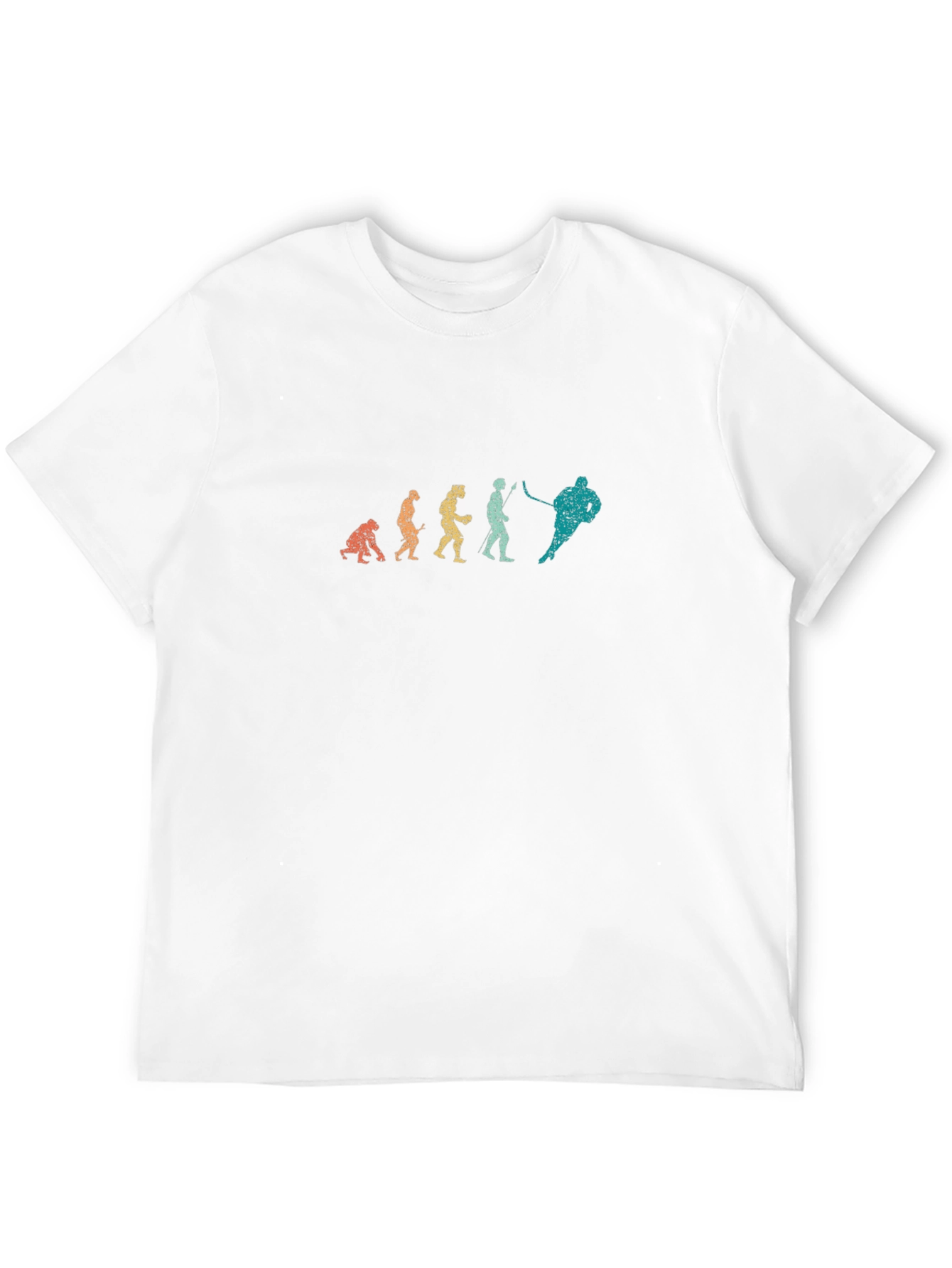 Black Evolution of Hockey Black T-Shirt view 12