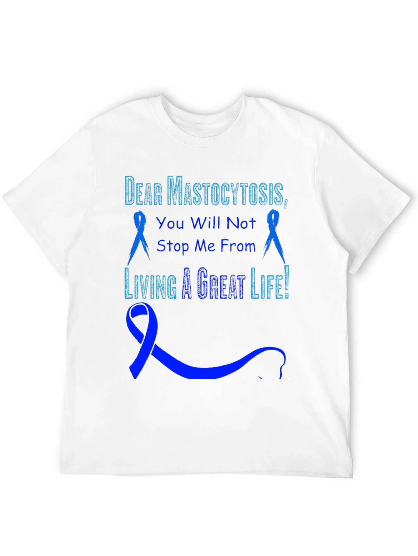 Black Mastocytosis Awareness T-Shirt view 12