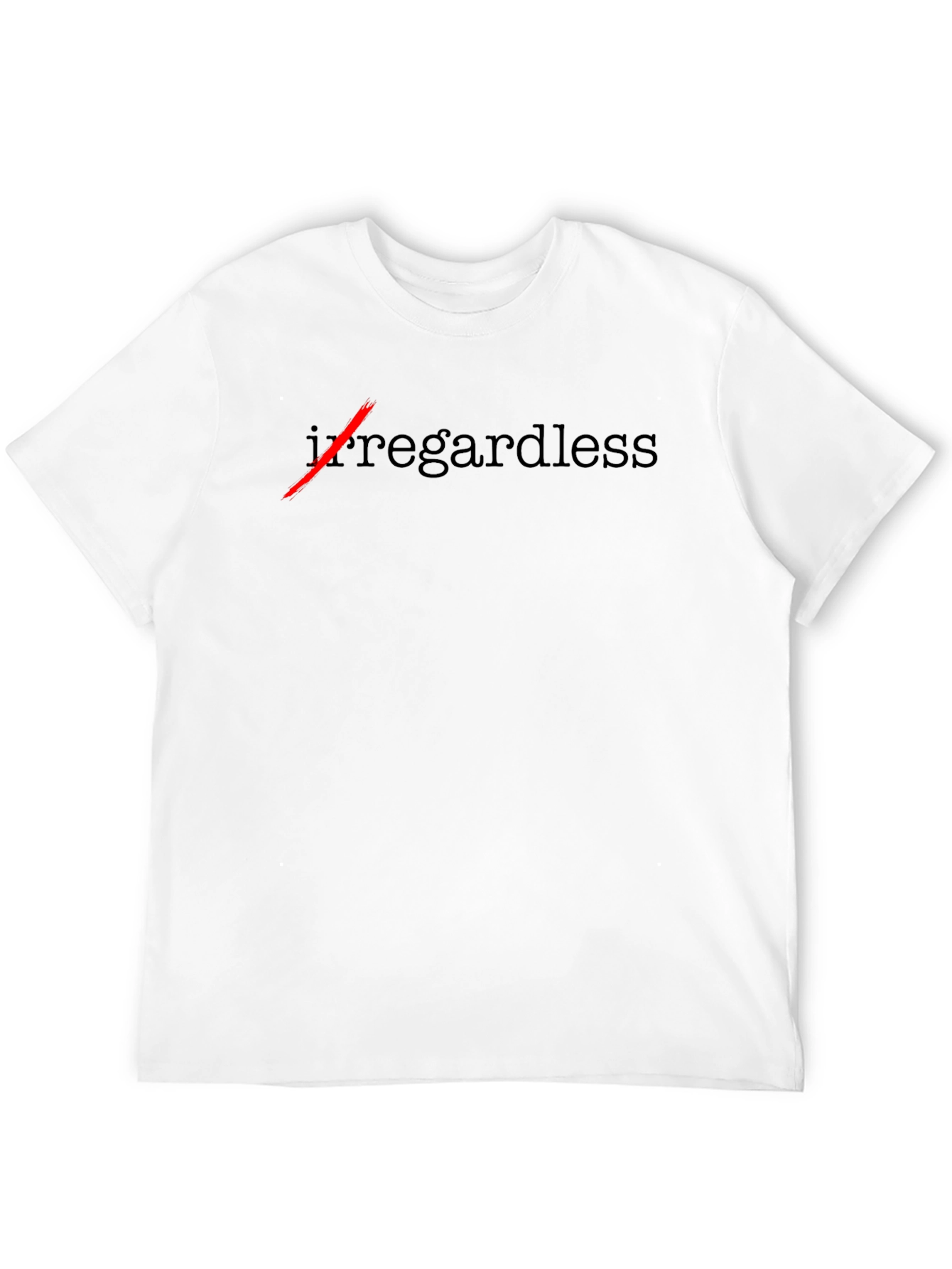 Black Regardless Corrected T-Shirt view 12