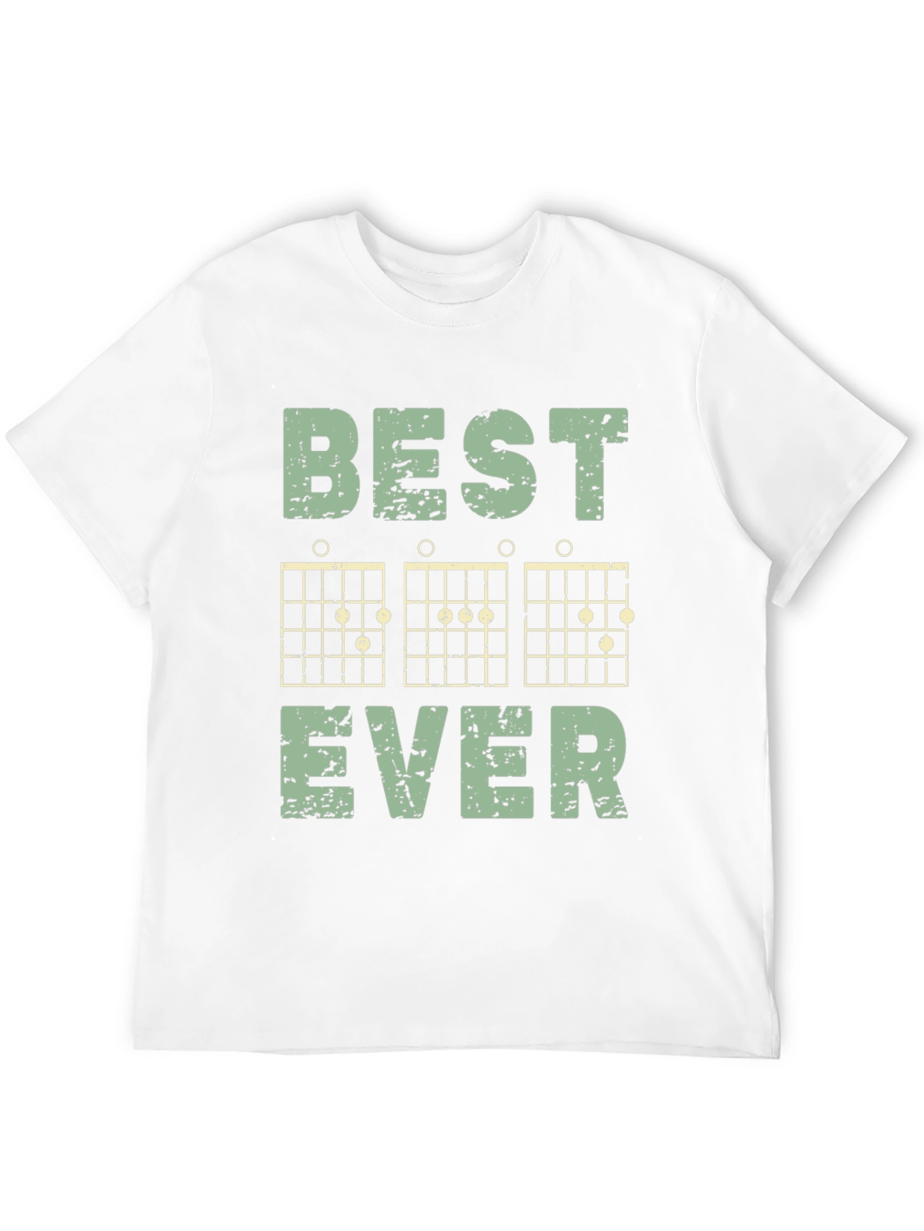 Black Best Guitar Chords Ever Men's T-Shirt view 12