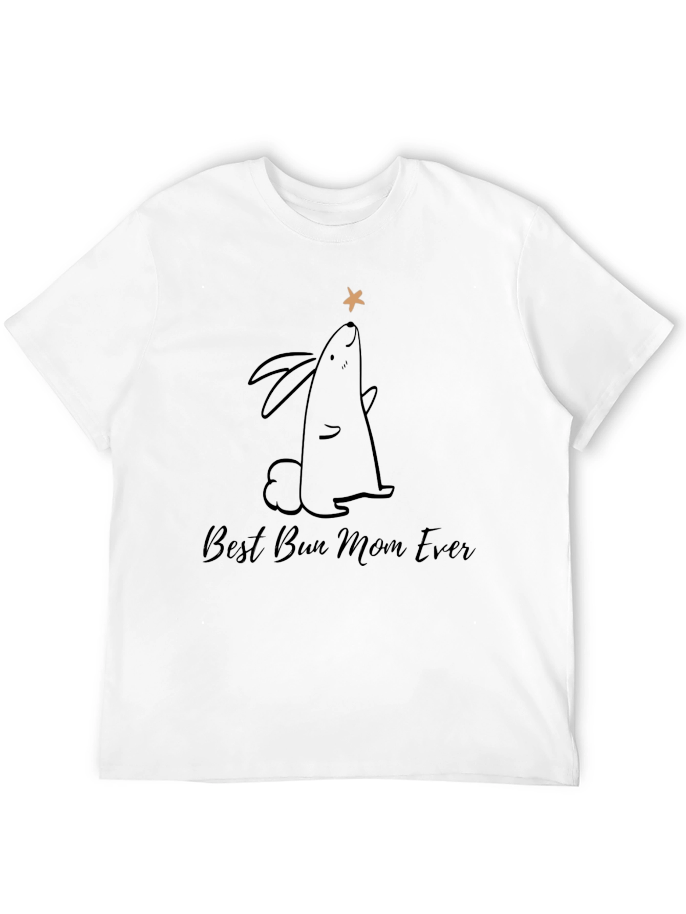 Black Best Bun Mom Ever T-Shirt view 12