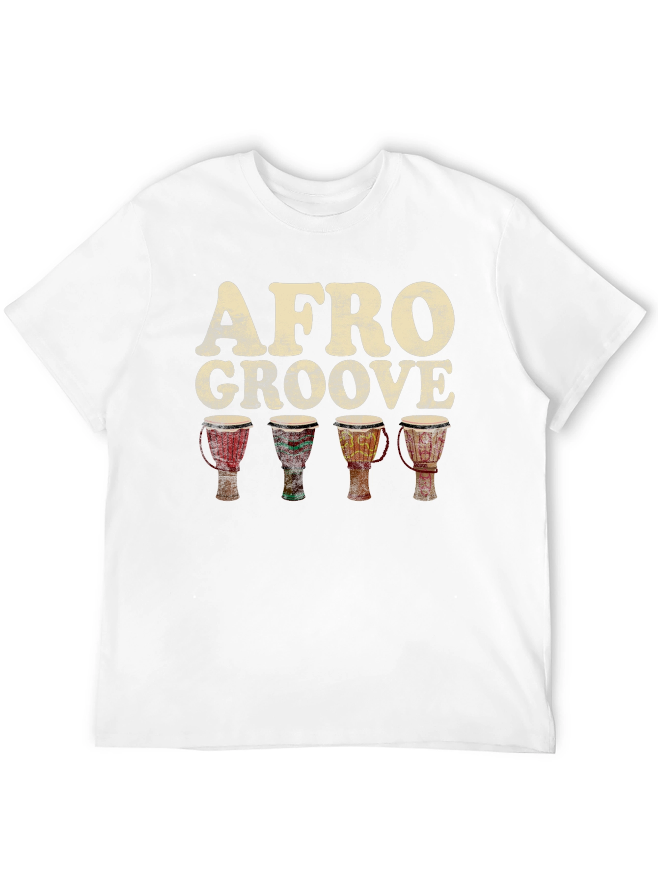 Afro Groove Djembe Drum T-Shirt - 12