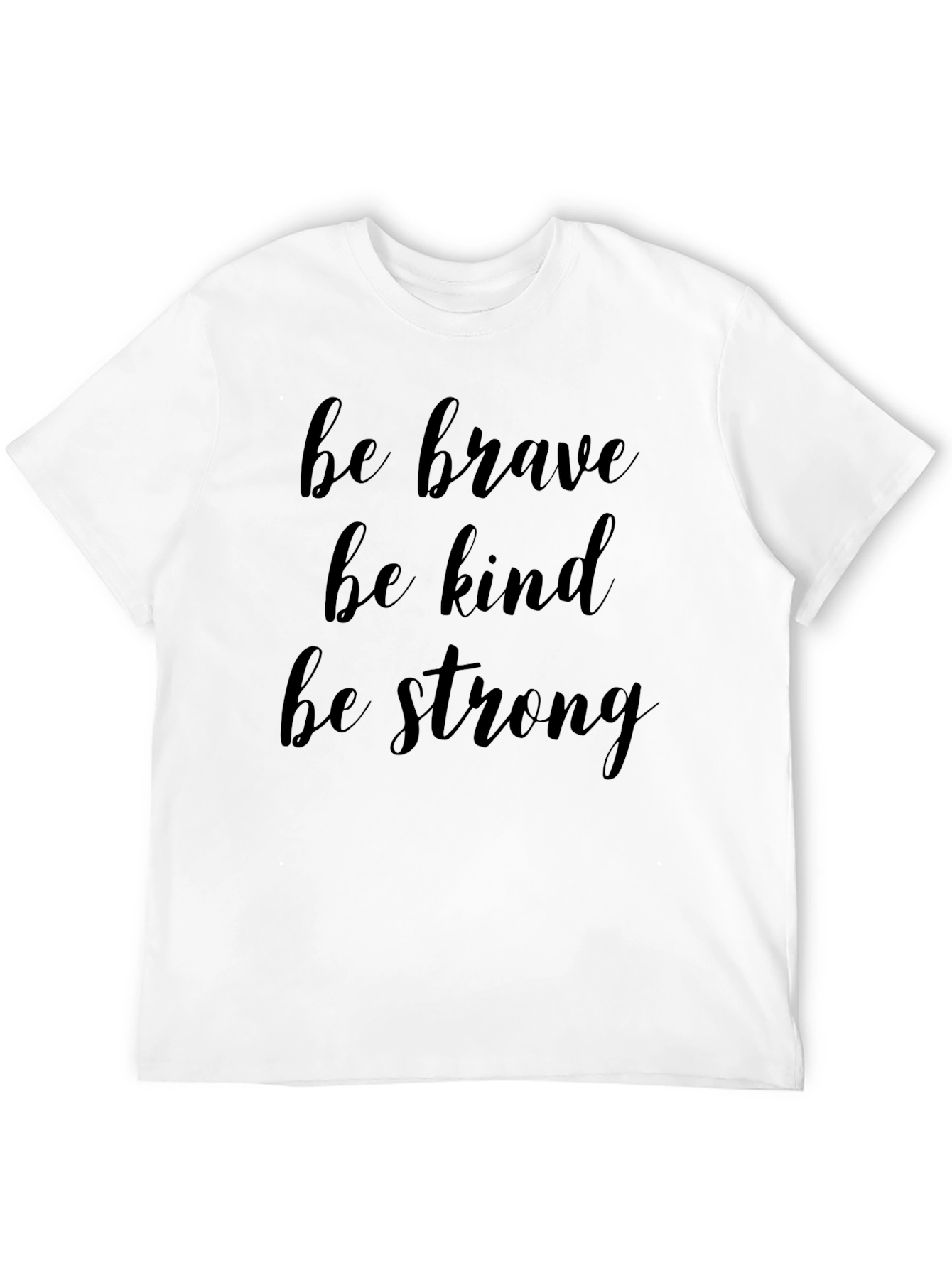 Black Be Brave, Kind, Strong Graphic Tee - Black view 12