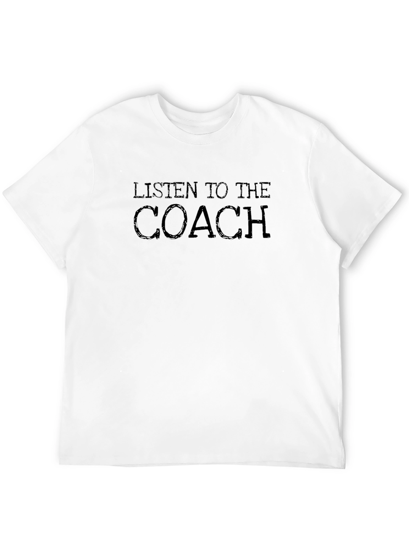 Black Listen To The Coach T-Shirt - Black view 12