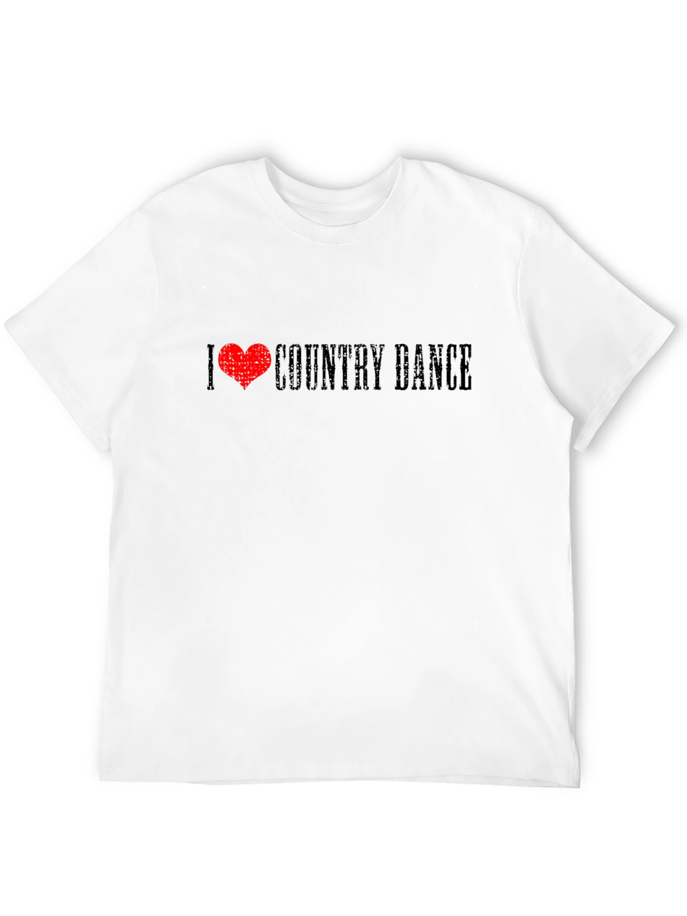 Black I Love Country Dance Black T-Shirt view 12