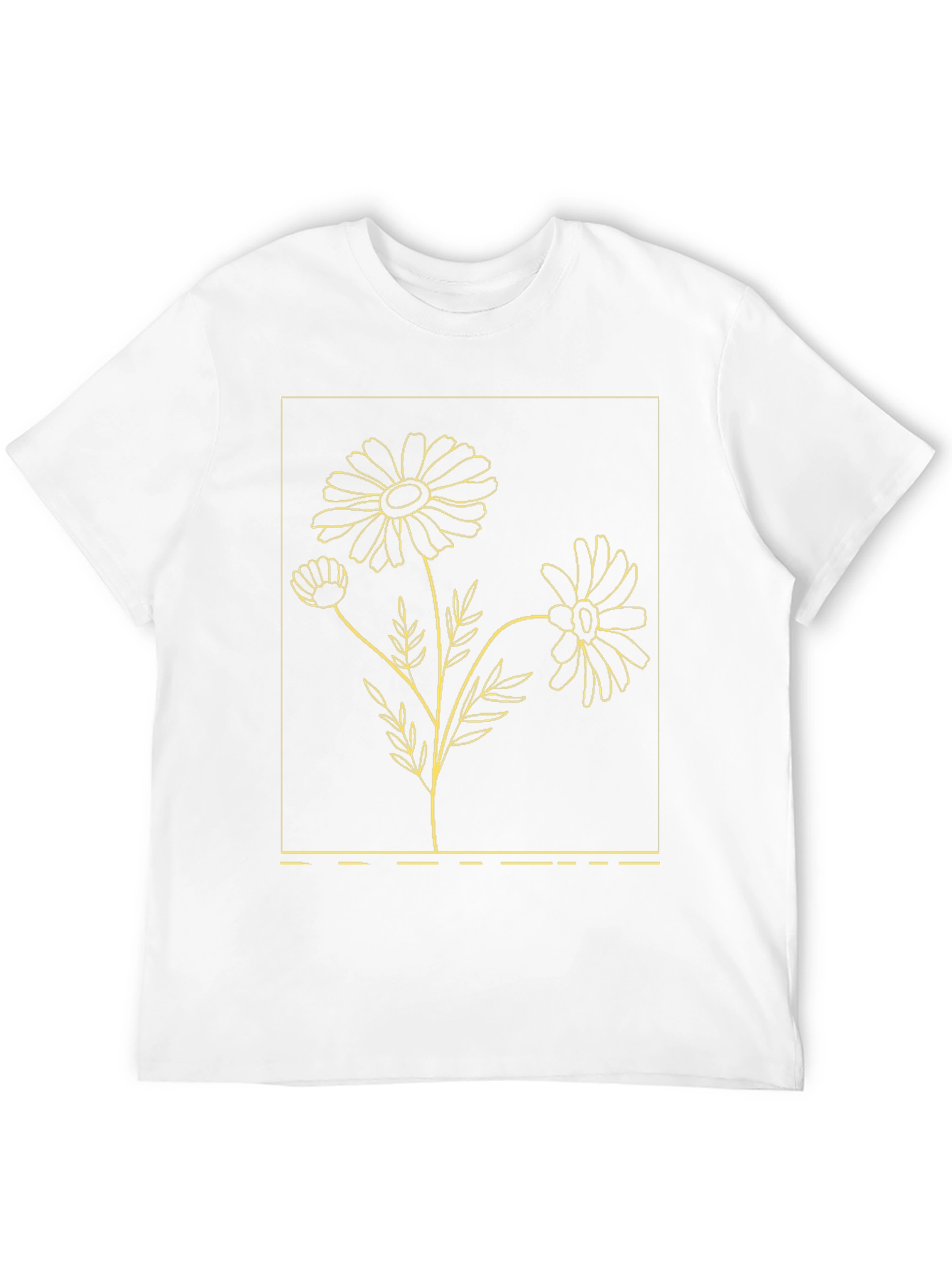 Black Black Floral Daisy Graphic T-Shirt view 12