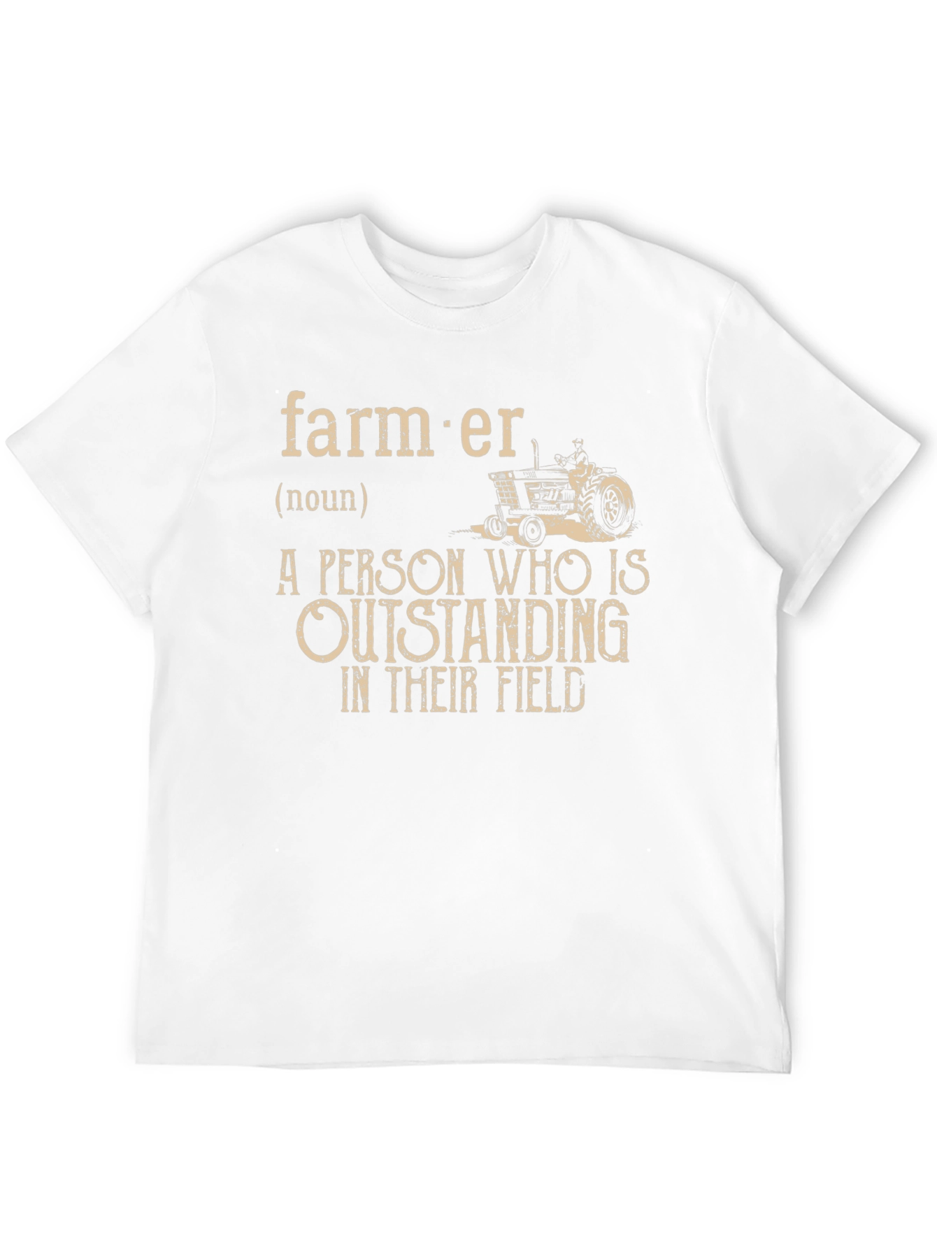 Farmer Definition Graphic Tee - Outstanding in Their Field - 12