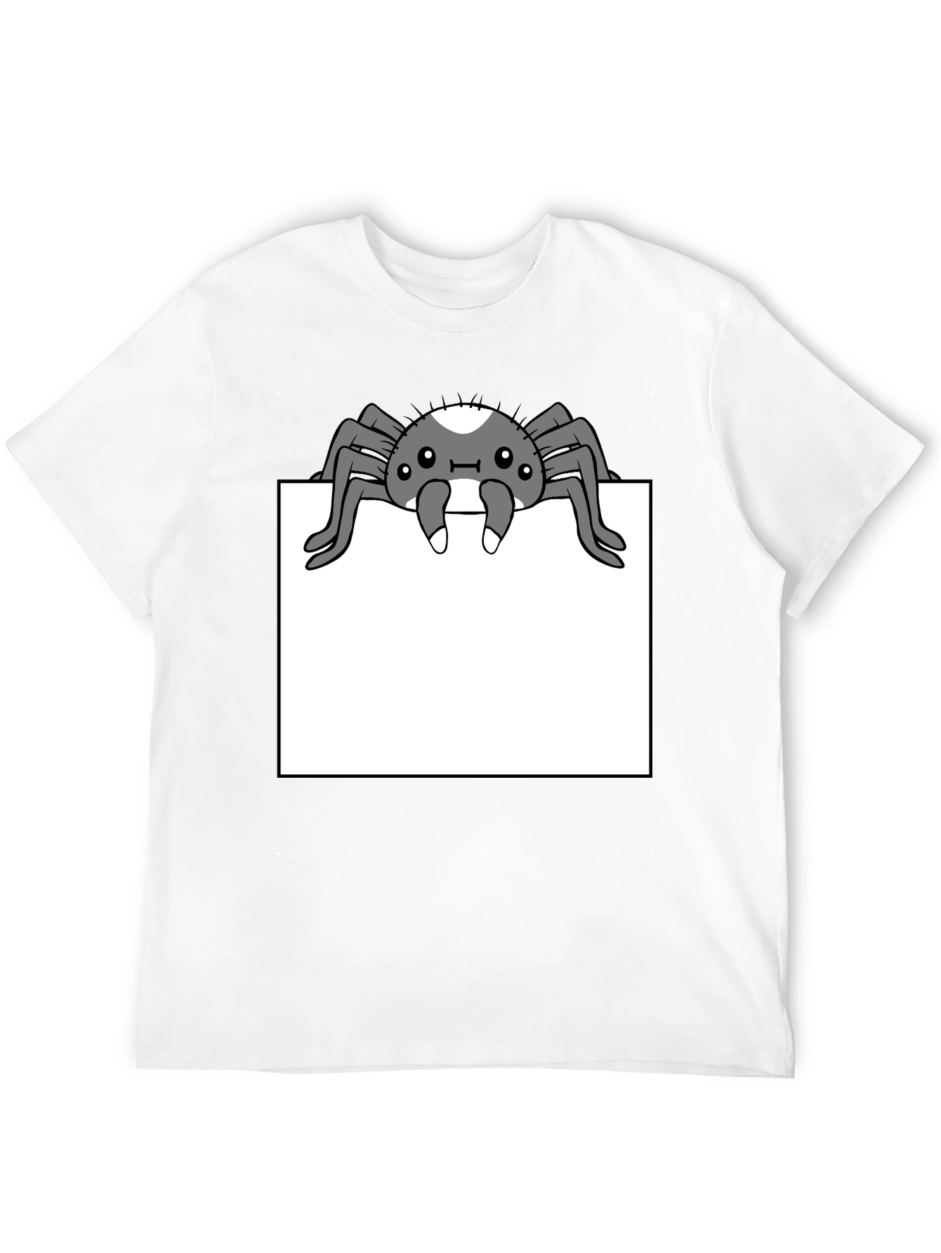Black Spider Graphic Tee - Cute & Creepy Style view 12