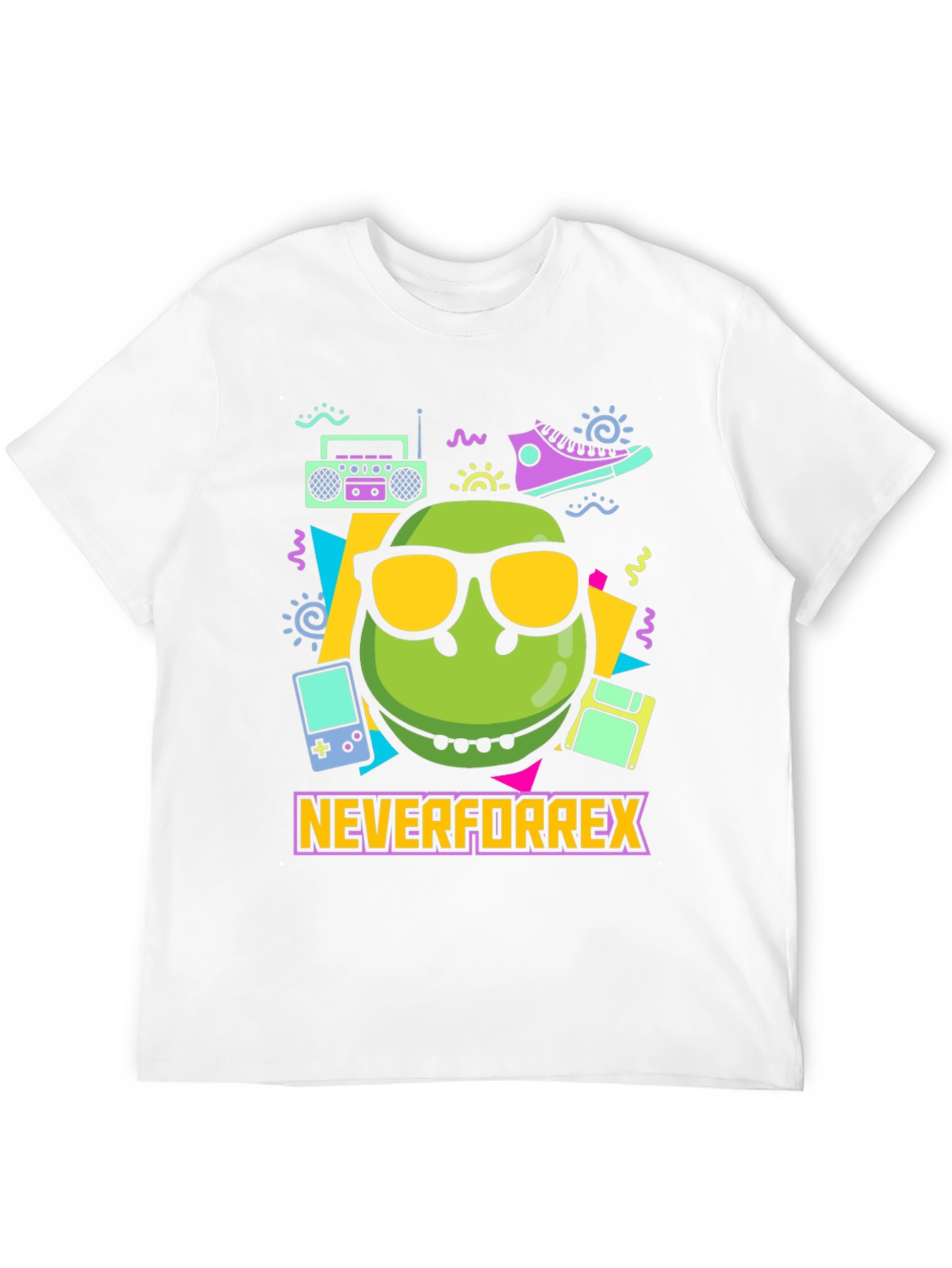 Black Never For Rex T-Shirt - Retro 90s Vibe view 12