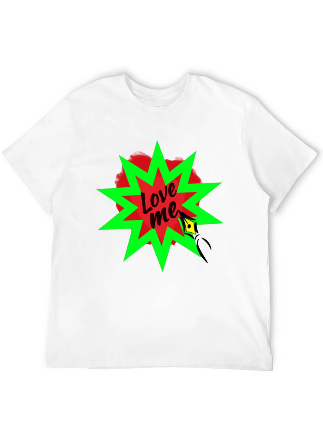 Black Love Me Graphic Tee - Bold Statement Shirt view 12