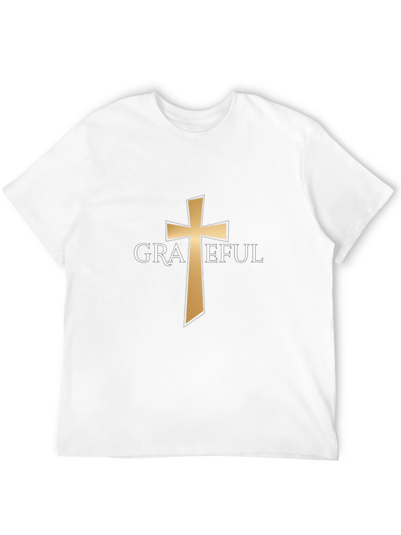 Grateful Cross Graphic T-Shirt - Christian Apparel - 12