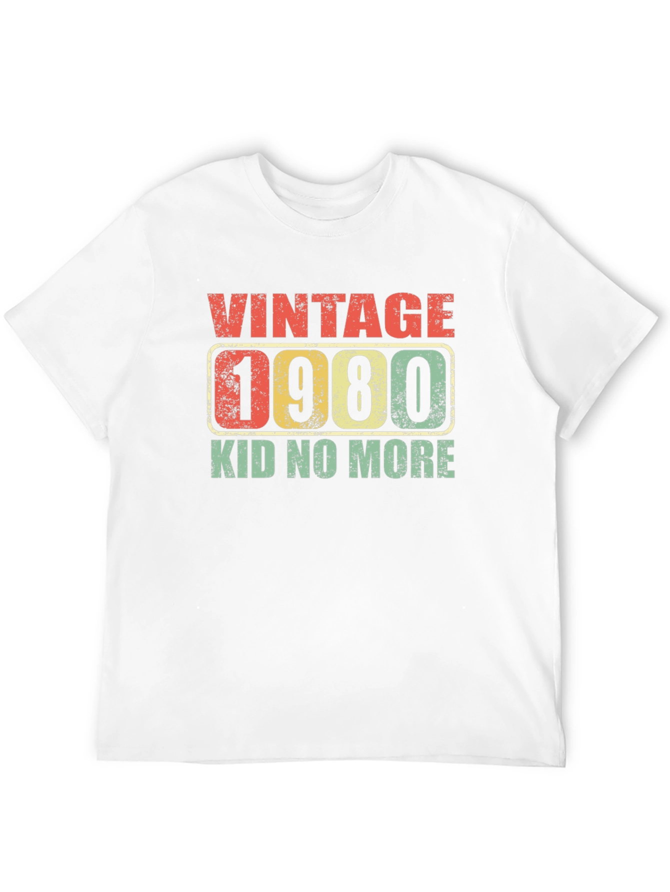 Black Vintage 1980 Kid No More Graphic T-Shirt view 12