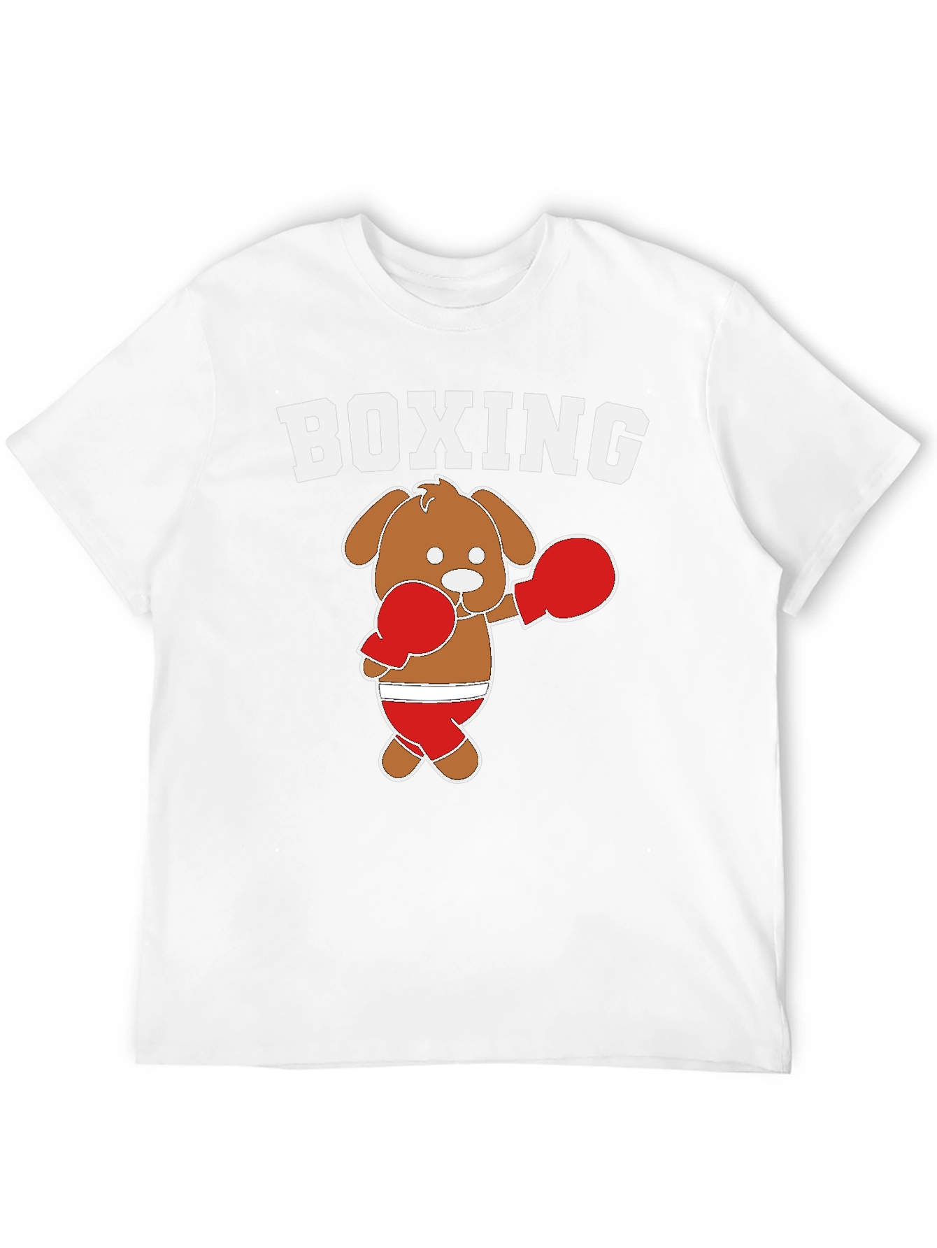 Black Boxing Dog Graphic Tee view 12