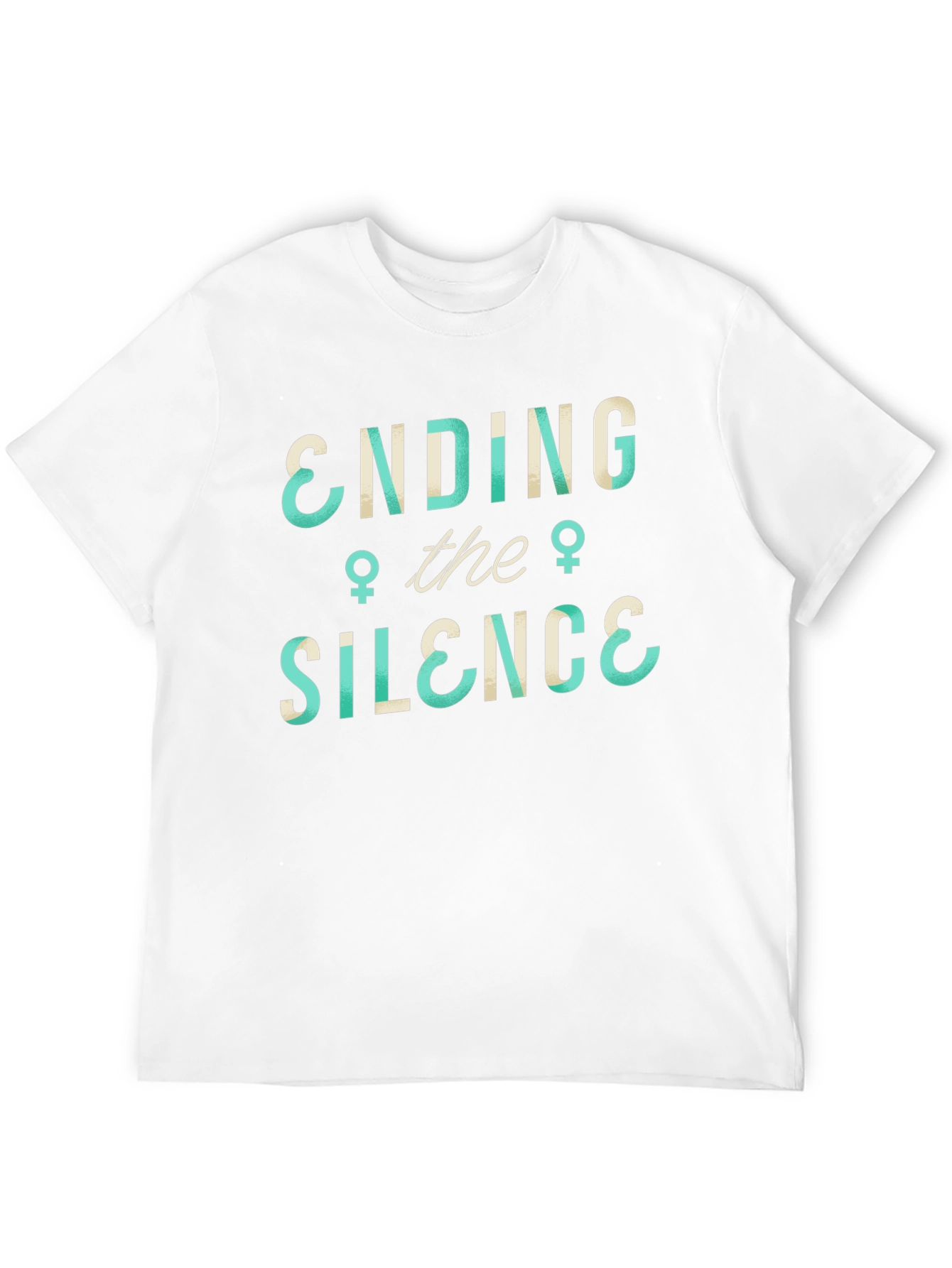 Black Ending the Silence Graphic Tee - Black Cotton view 12