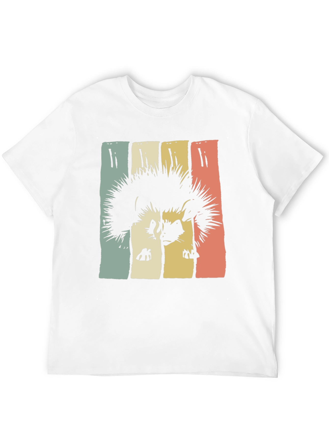 Black Retro Hedgehog Graphic Tee view 12