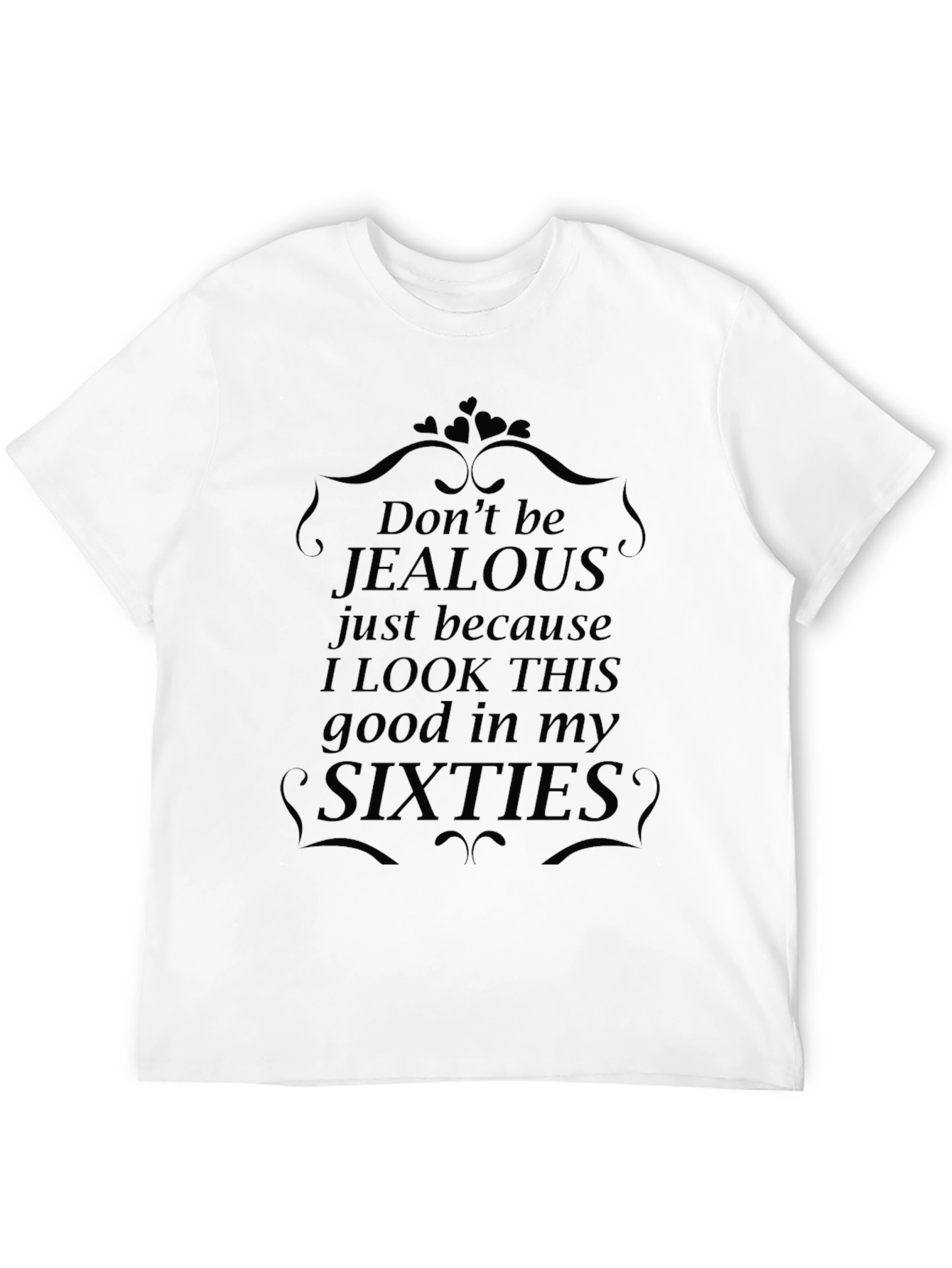 Black Don't Be Jealous 60s Humor T-Shirt view 12