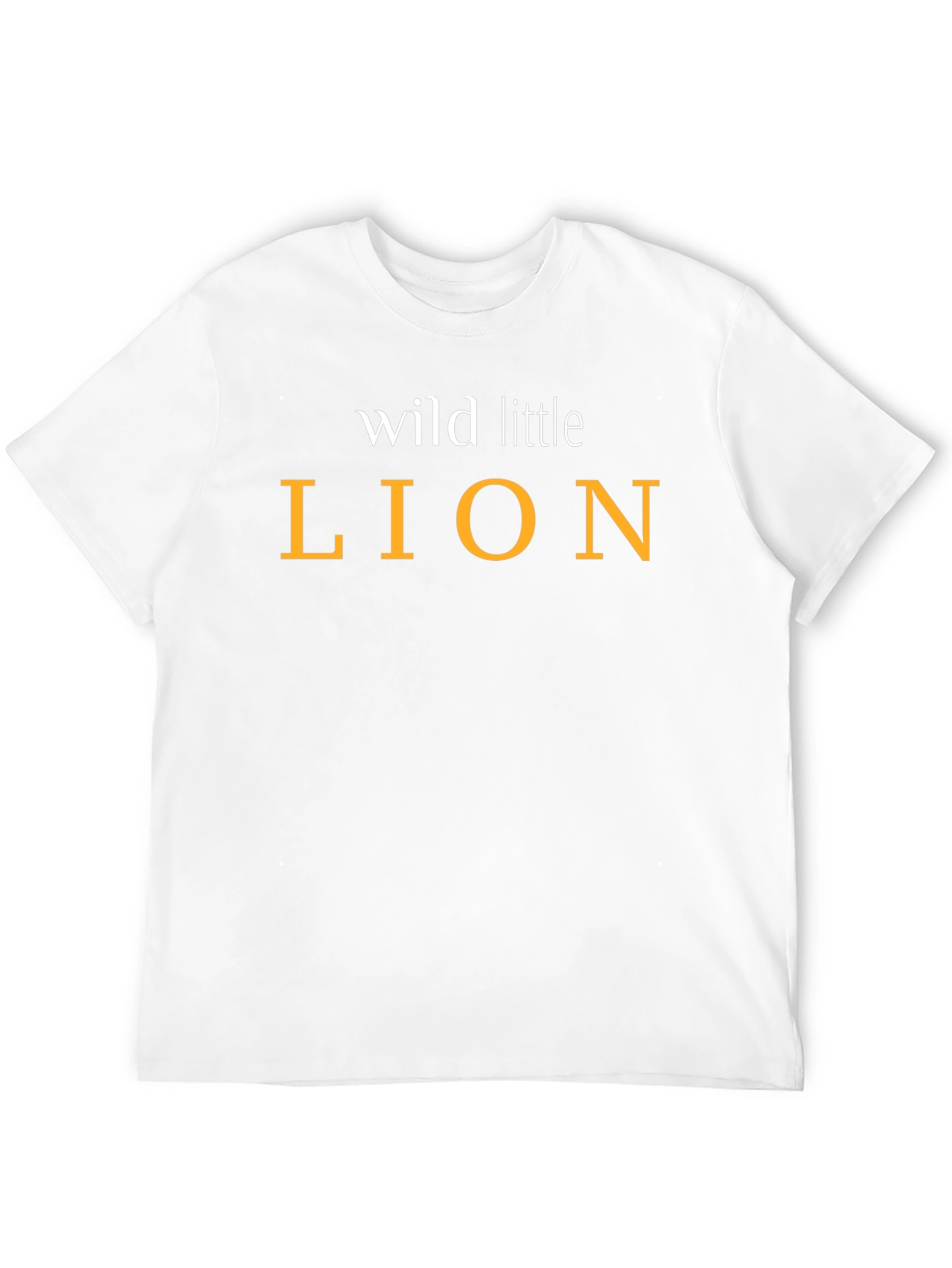 Black Wild Little Lion Graphic Tee - Unisex Soft Cotton T-Shirt view 12