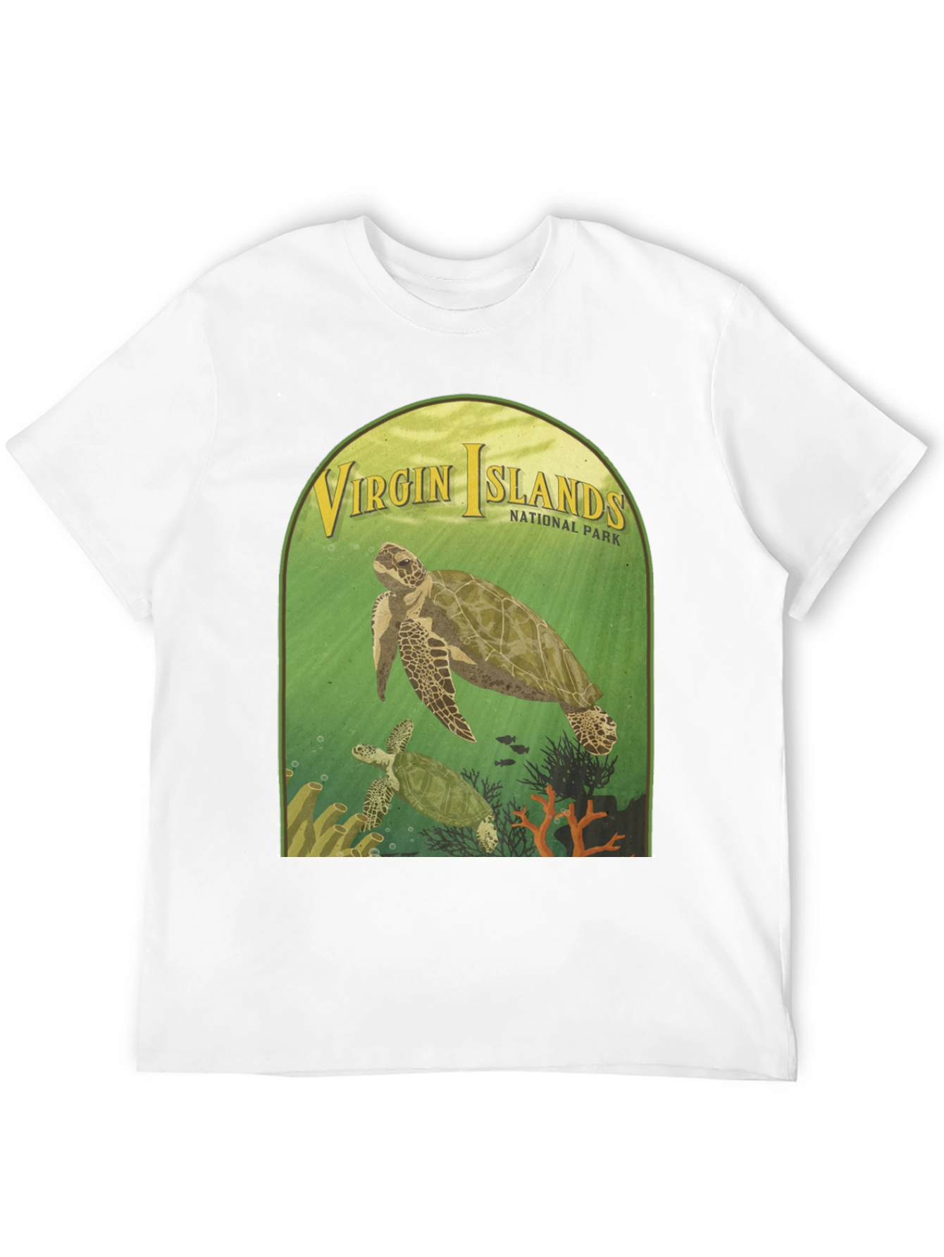 Virgin Islands National Park Turtle T-Shirt - 12
