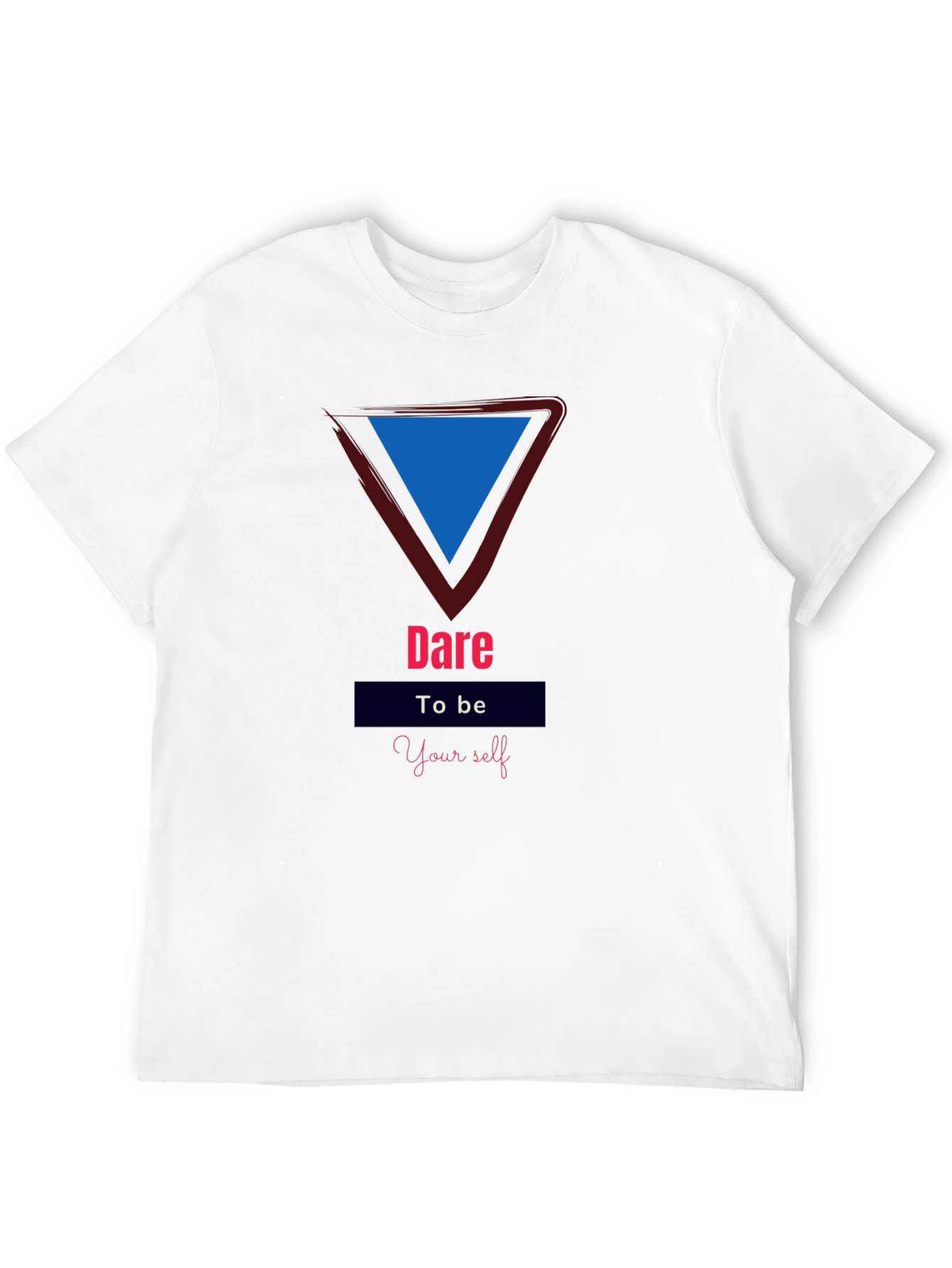 Black Dare to be Yourself Black T-Shirt view 12